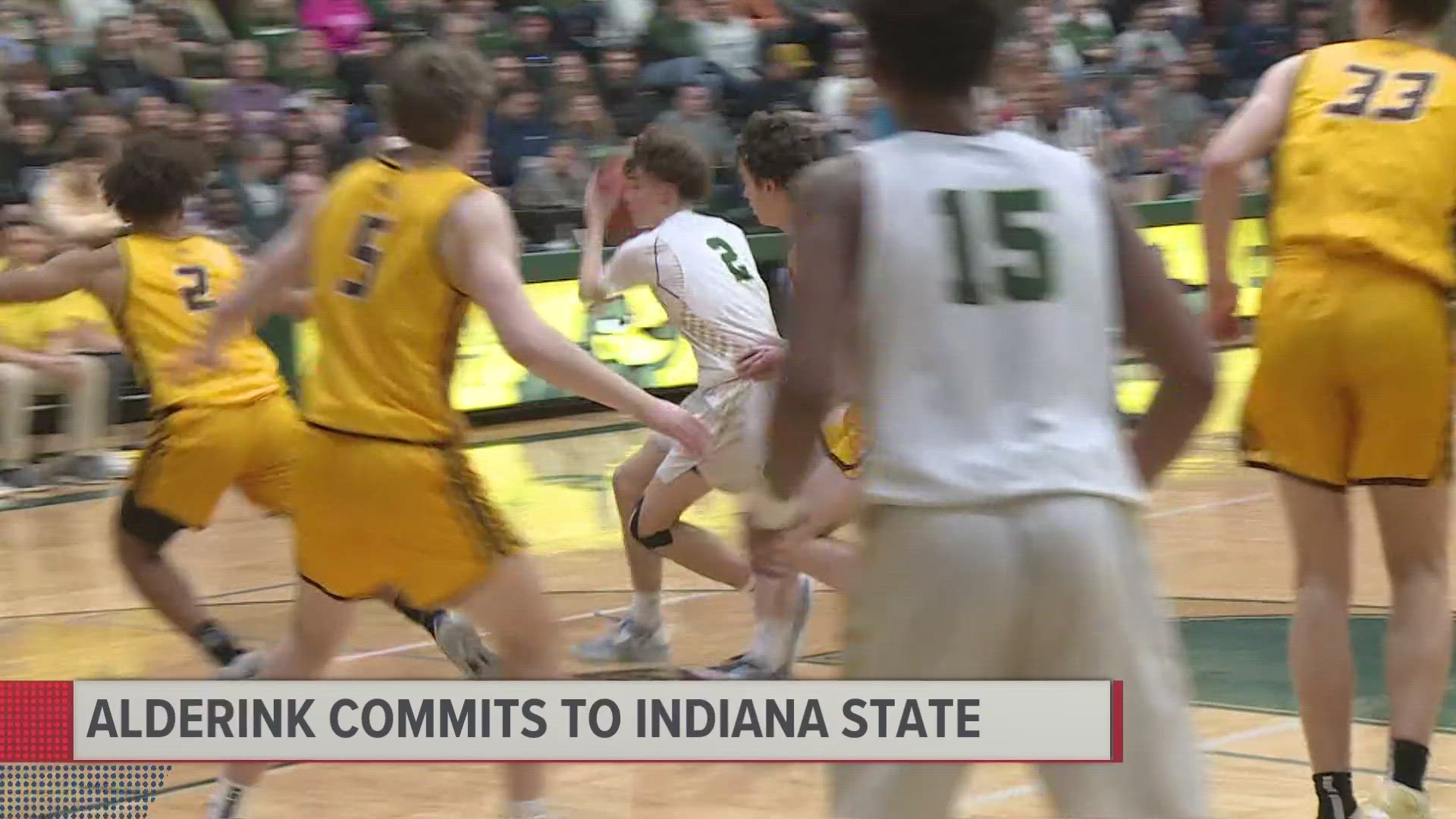 Zeeland West basketball star Merritt Alderink has found his future home.