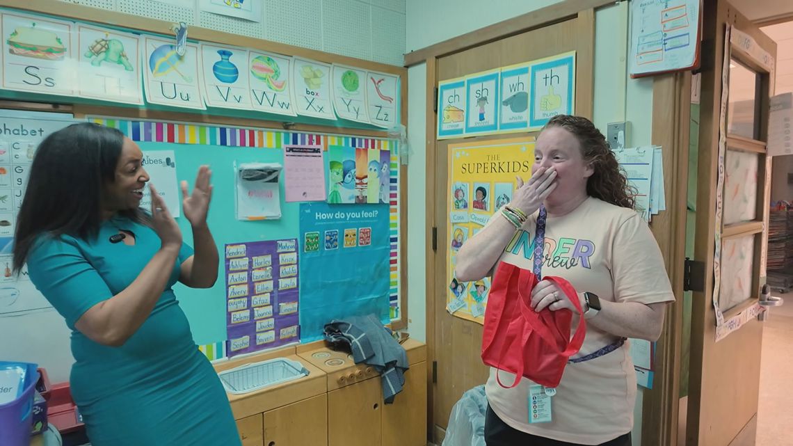 Teacher of the Week says she’ll never forget surprise