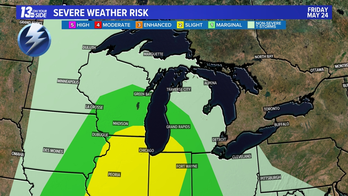 More storms possible Friday night | wzzm13.com