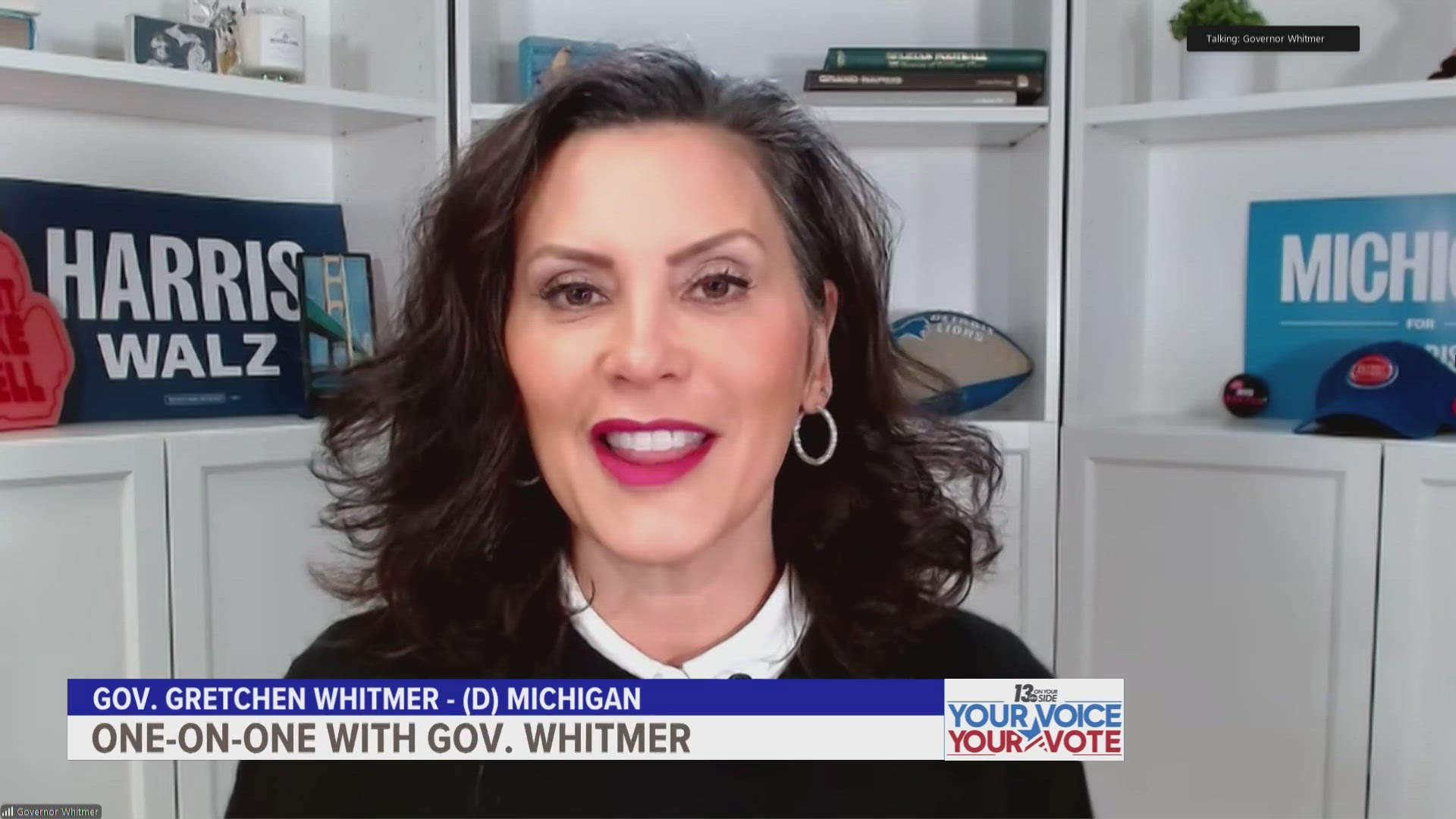 Gov. Whitmer joined 13 ON YOUR SIDE to discuss the 2024 election and how Michigan plays a pivotal role.