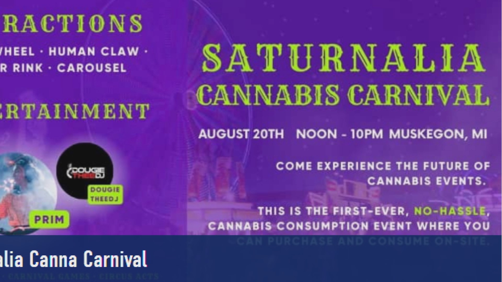 Controversy surrounding a marijuana event that went live in Muskegon last weekend.