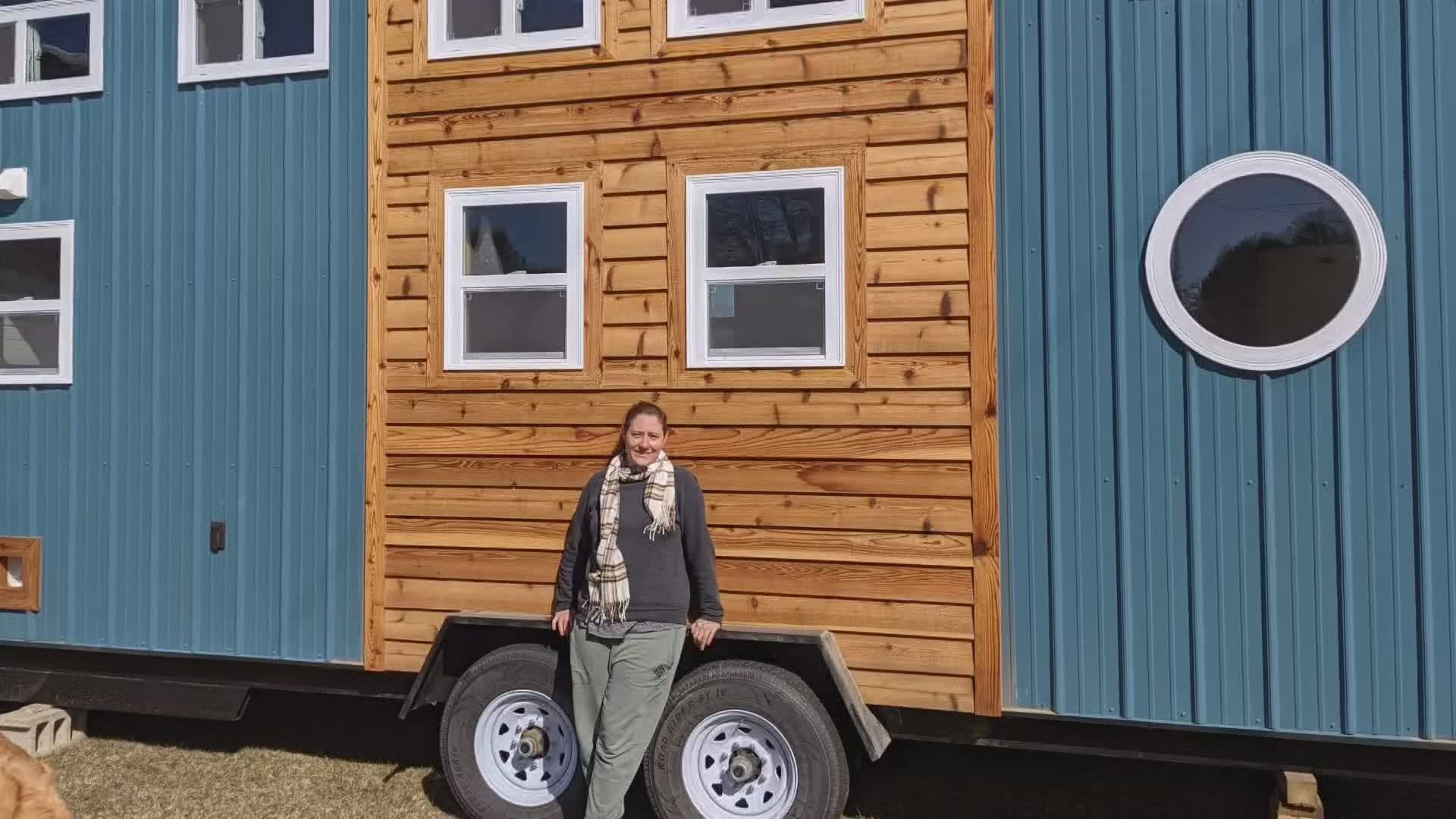 Fed up with the housing market, Sara Simon had a tiny house built in 2020. However, she cannot find a place to permanently and legally place it.