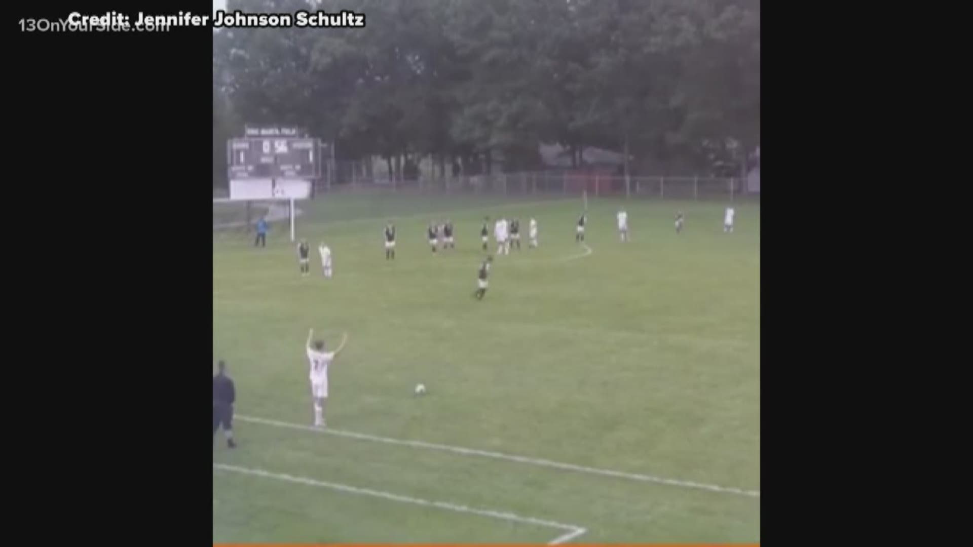 North Muskegon soccer player scores incredible goal