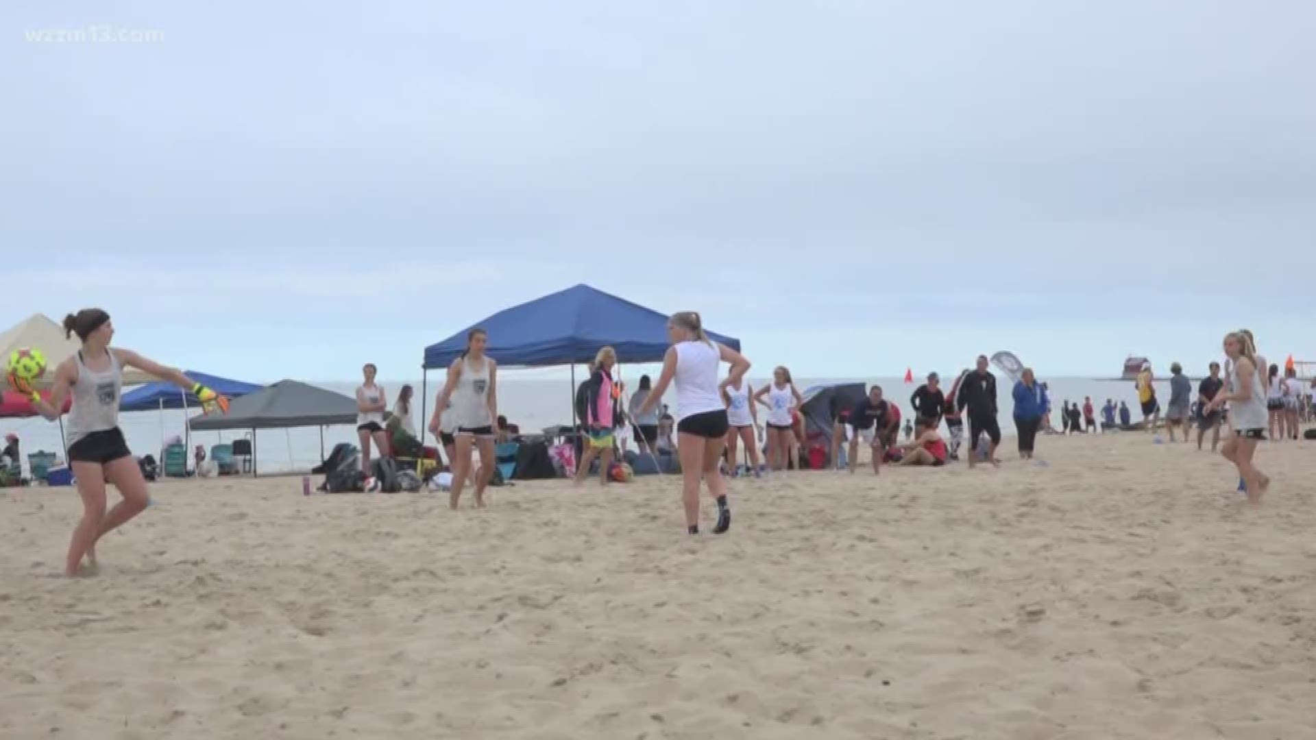 Soccer in the Sand held in Grand Haven
