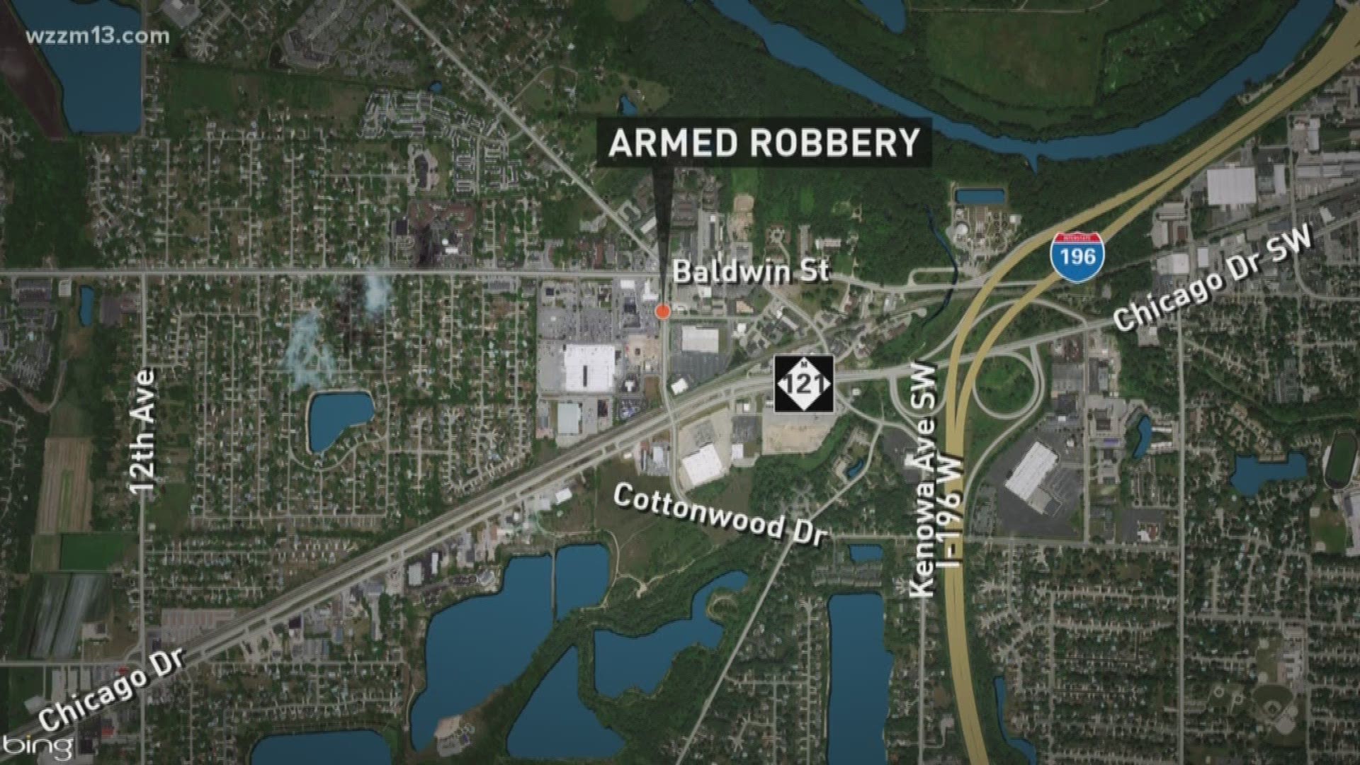 The Ottawa County Sheriff's Office is looking for the suspect in an armed robbery investigation.