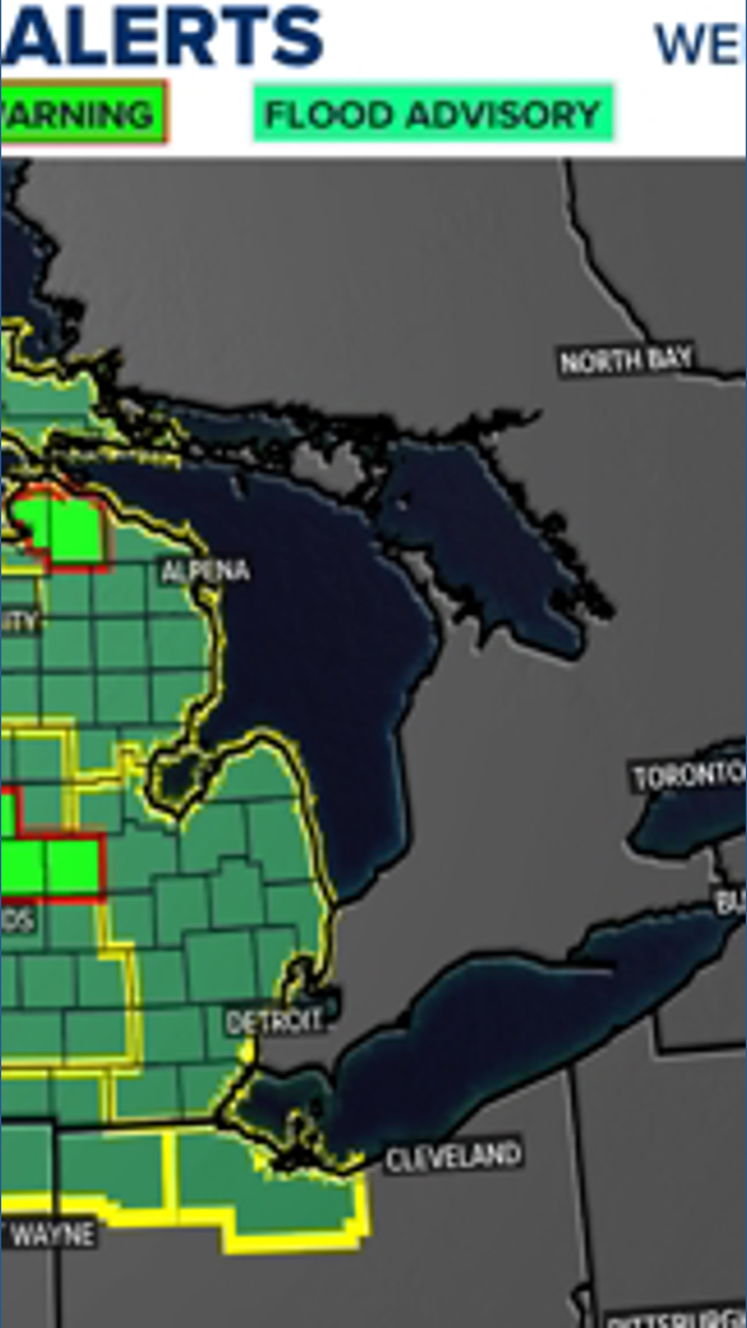 Two Counties All but 2 counties in Michigan under flood watch through late Thursday ...