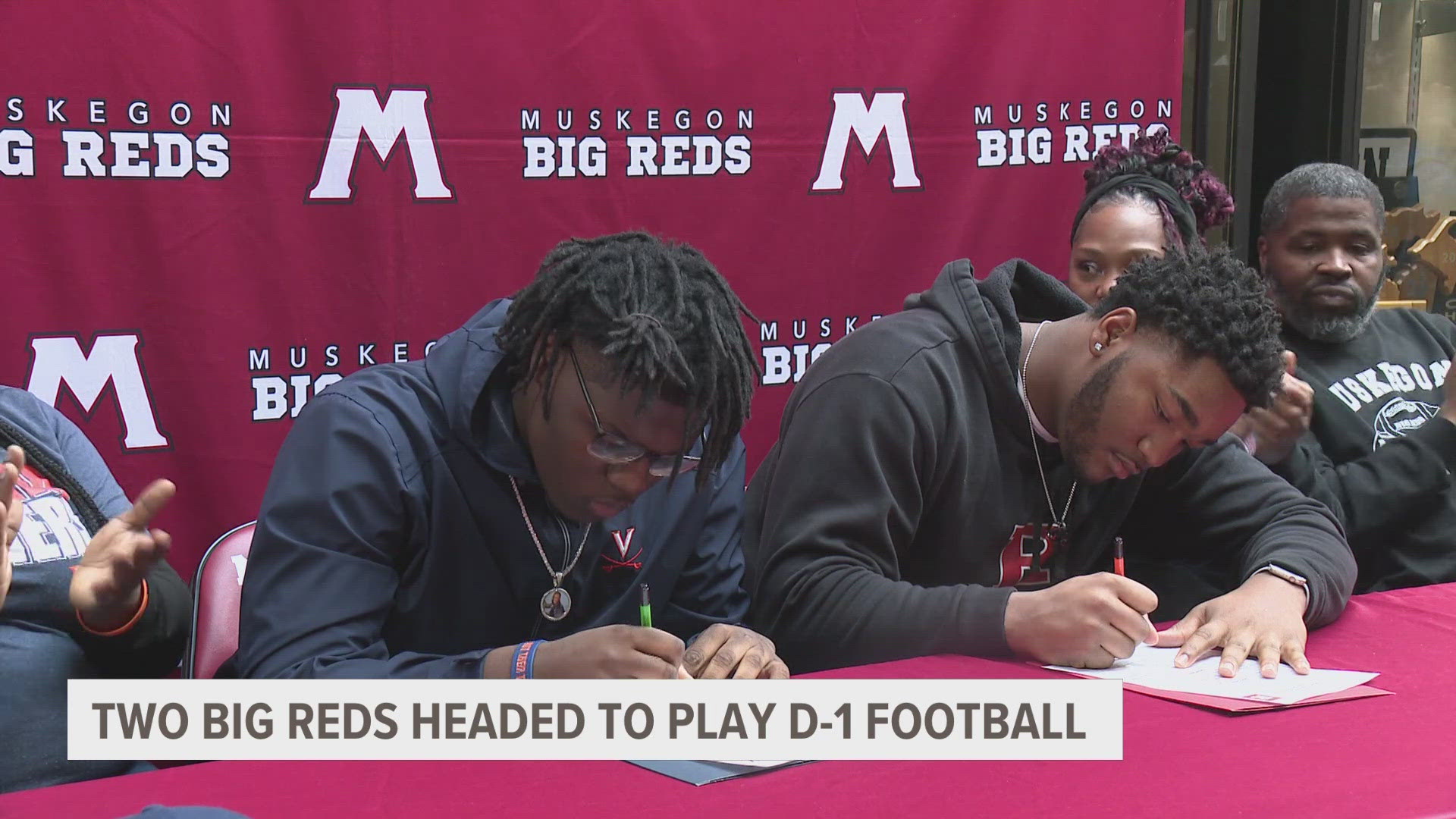 Two Big Reds are headed to play D-1 football. 