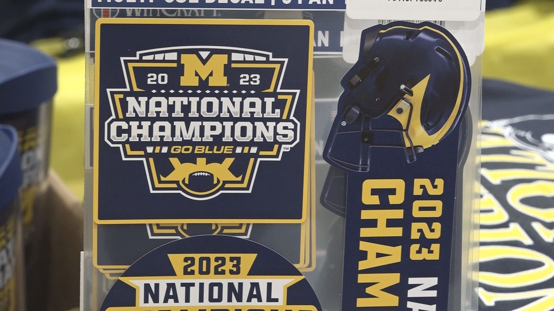 Michigan football fans search for national championship gear