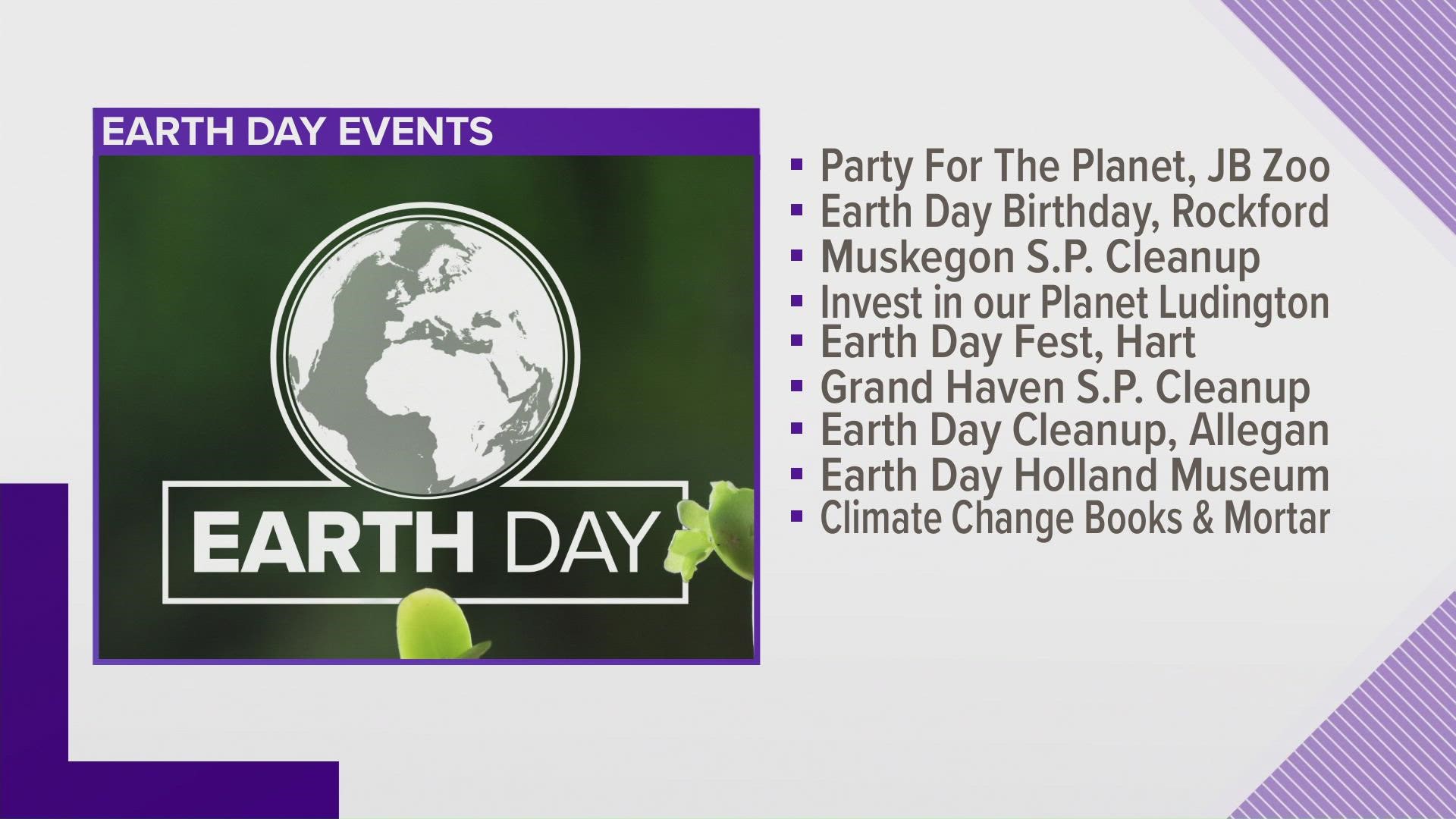 Earth Day may be Friday, but there are plenty of events taking place this weekend around West Michigan. Meteorologist Michael Behrens has more.