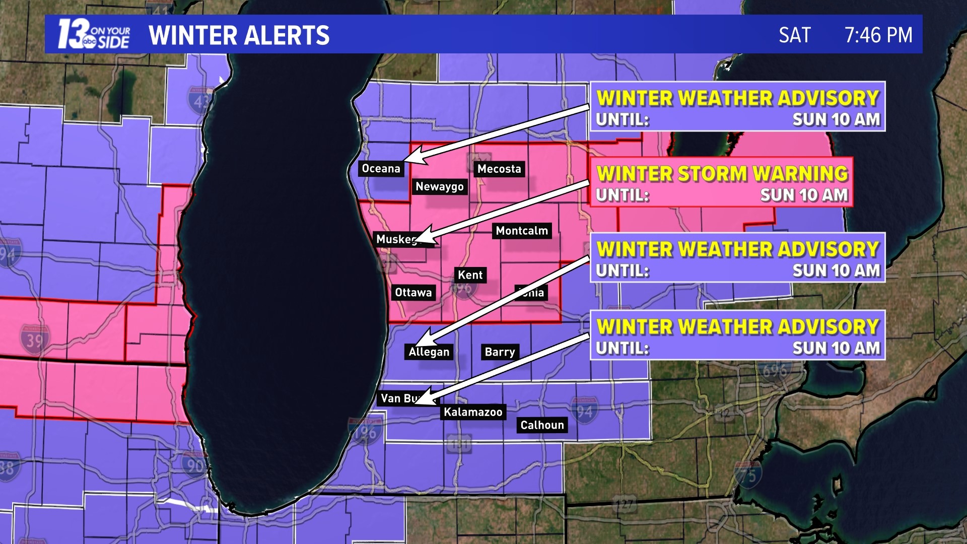 West Michigan Winter Storm Warnings | wzzm13.com