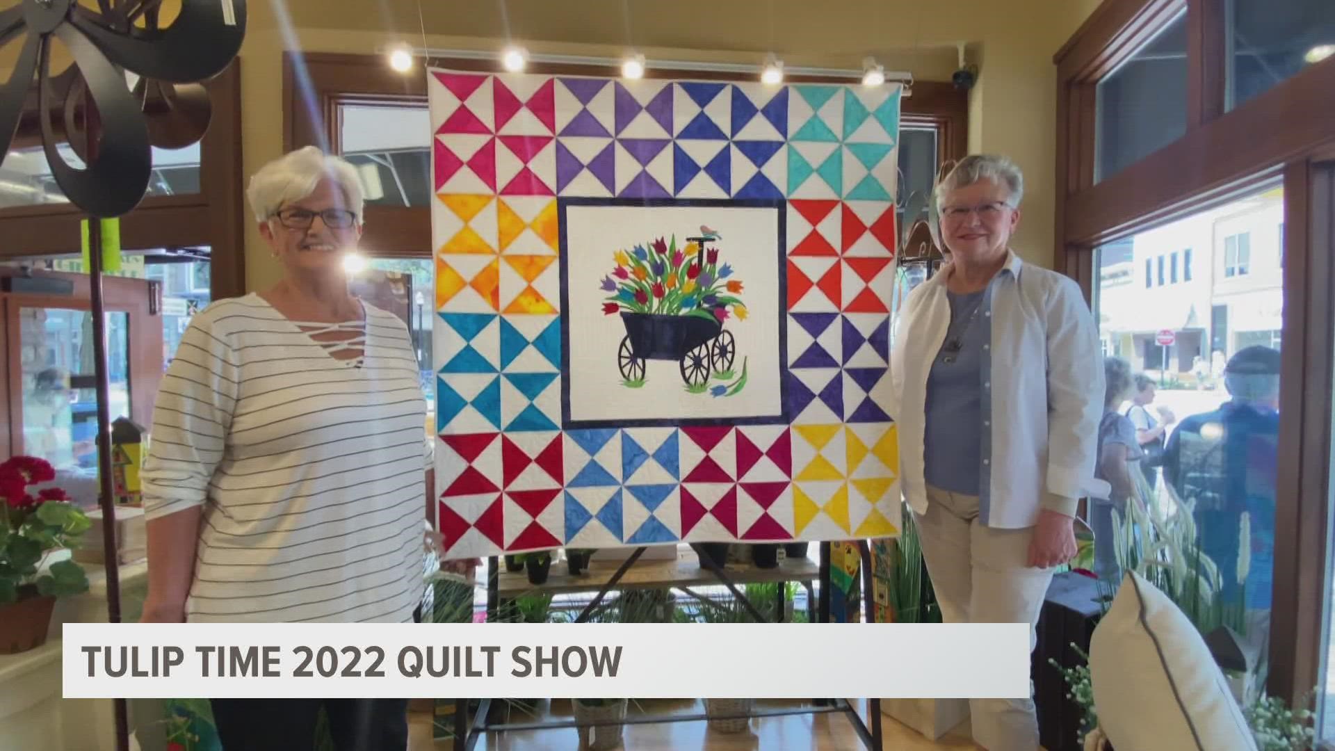 Tulip Time's quilt show is back. Each quilt shows the art and skill that takes hours and hours to complete.