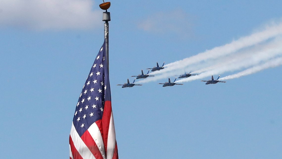 Here's how to see military aircraft honor front-line workers in West ...