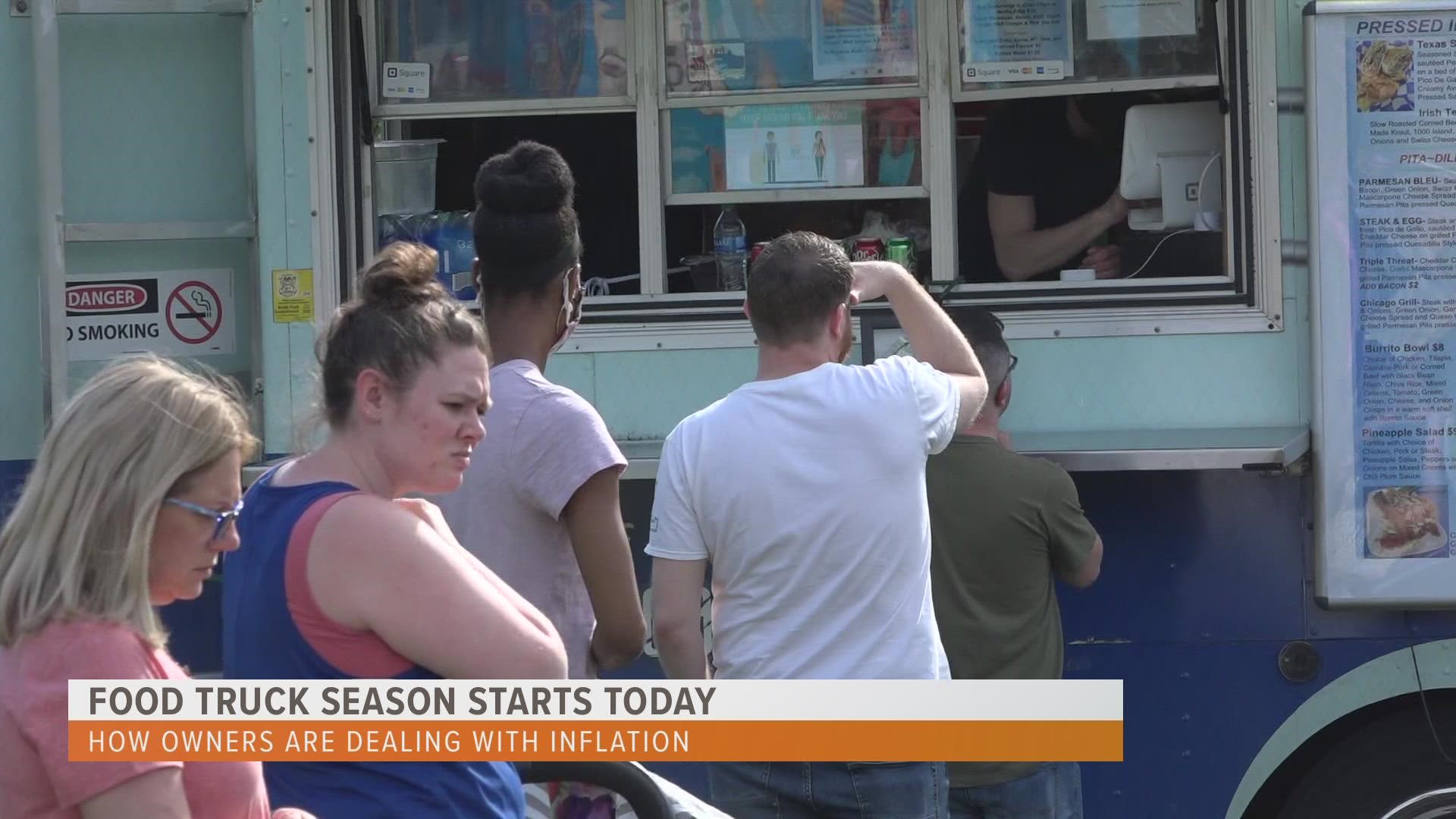 Food truck owners are preparing to kick off food truck season in West Michigan. But how are they dealing with rising costs?