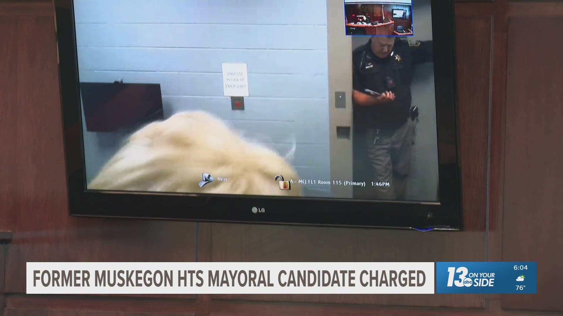A former candidate for Muskegon Heights mayor and former city council member is facing charges in connection to a bank robbery.
