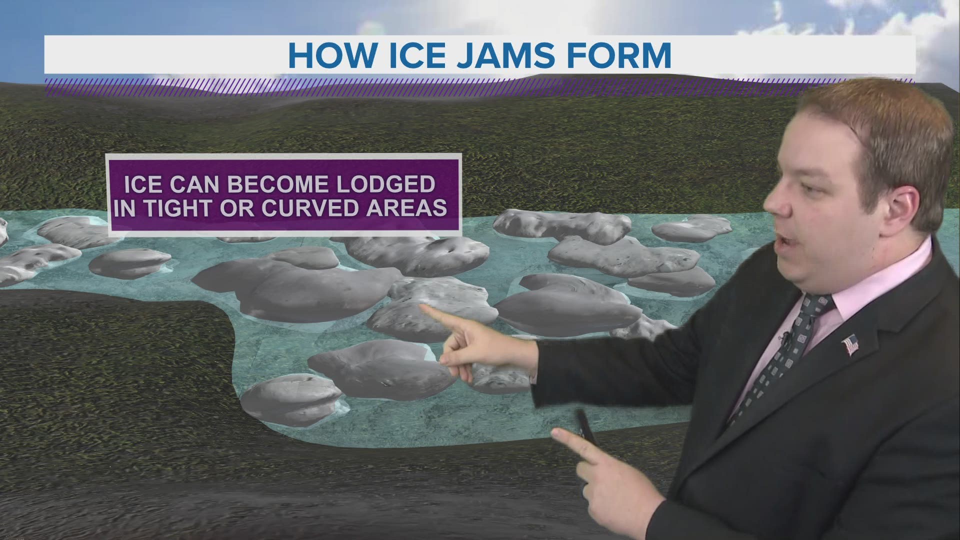 Ice jams and flooding can be a concern as things start to thaw in the spring months. Meteorologist Michael Behrens explains how they happen!