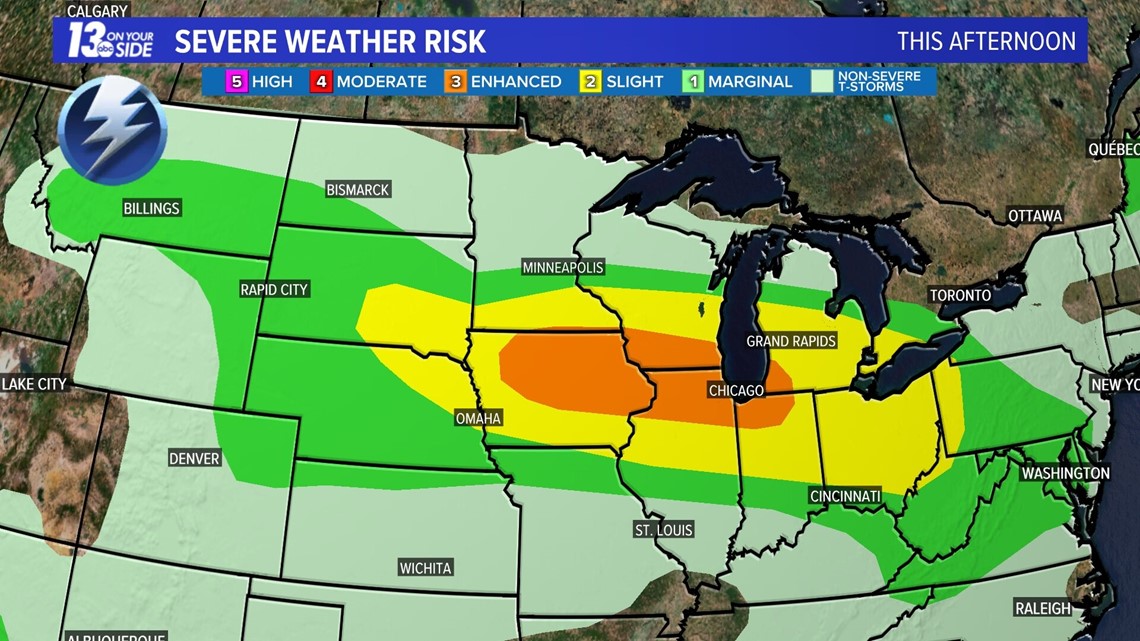 Strong to severe storms likely later today - Vimarsana News