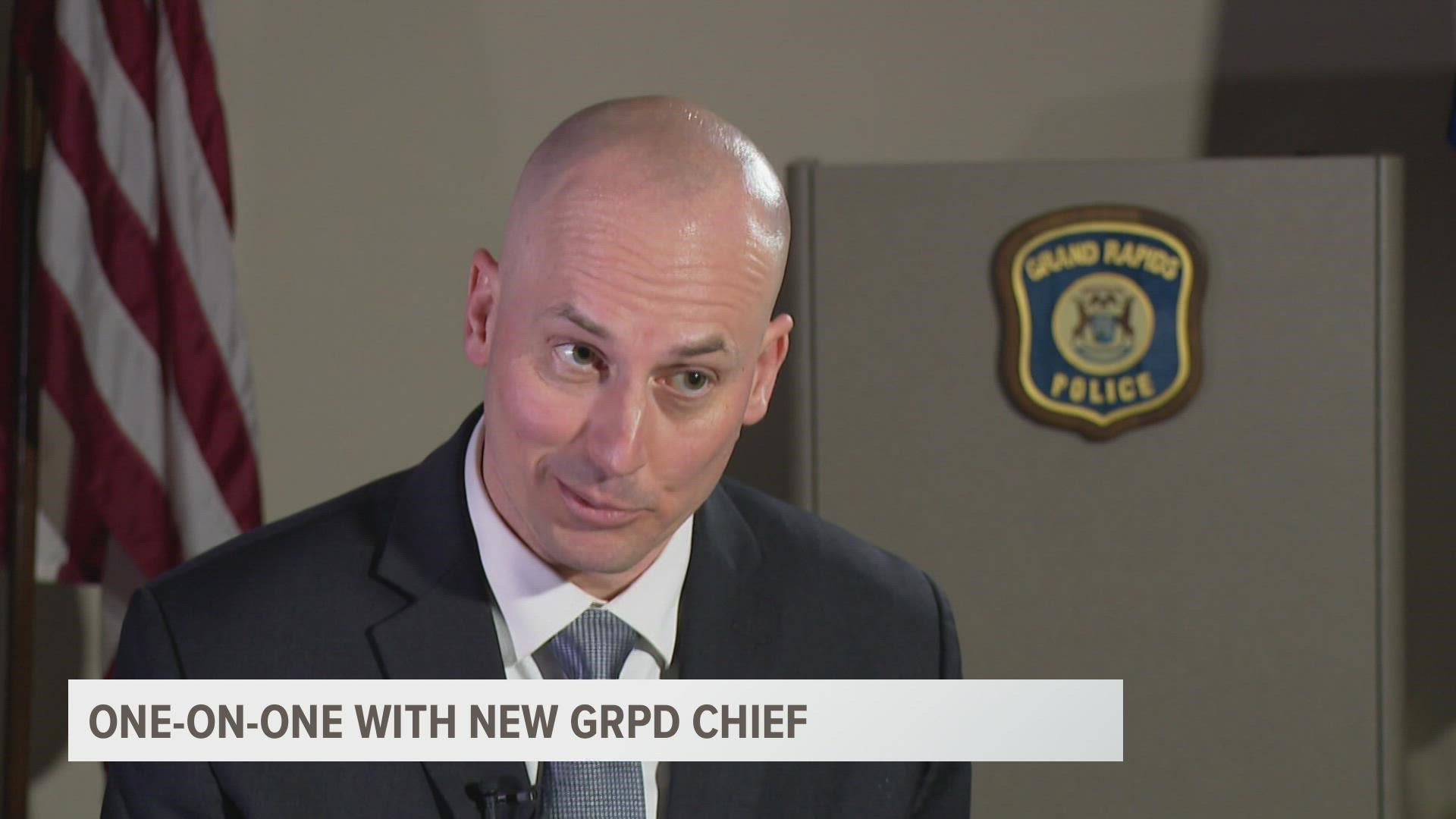 It has been four days since Grand Rapids' new police chief was sworn in.