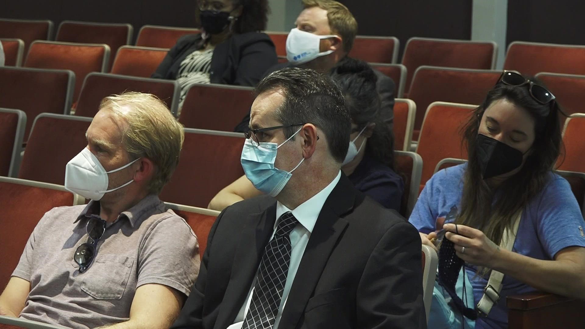 Regardless of age or vaccination status, everyone is required to wear a mask indoors.