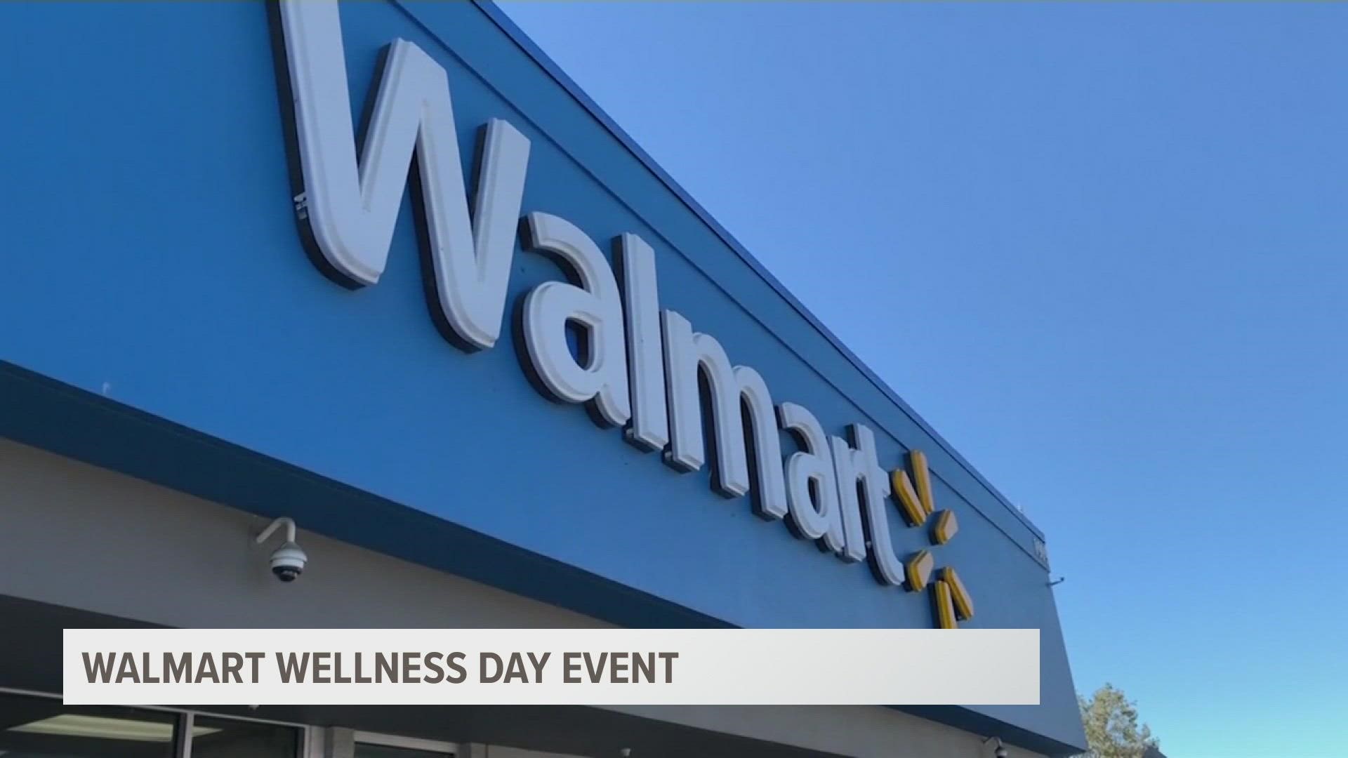 Walmart offering free health screenings Saturday