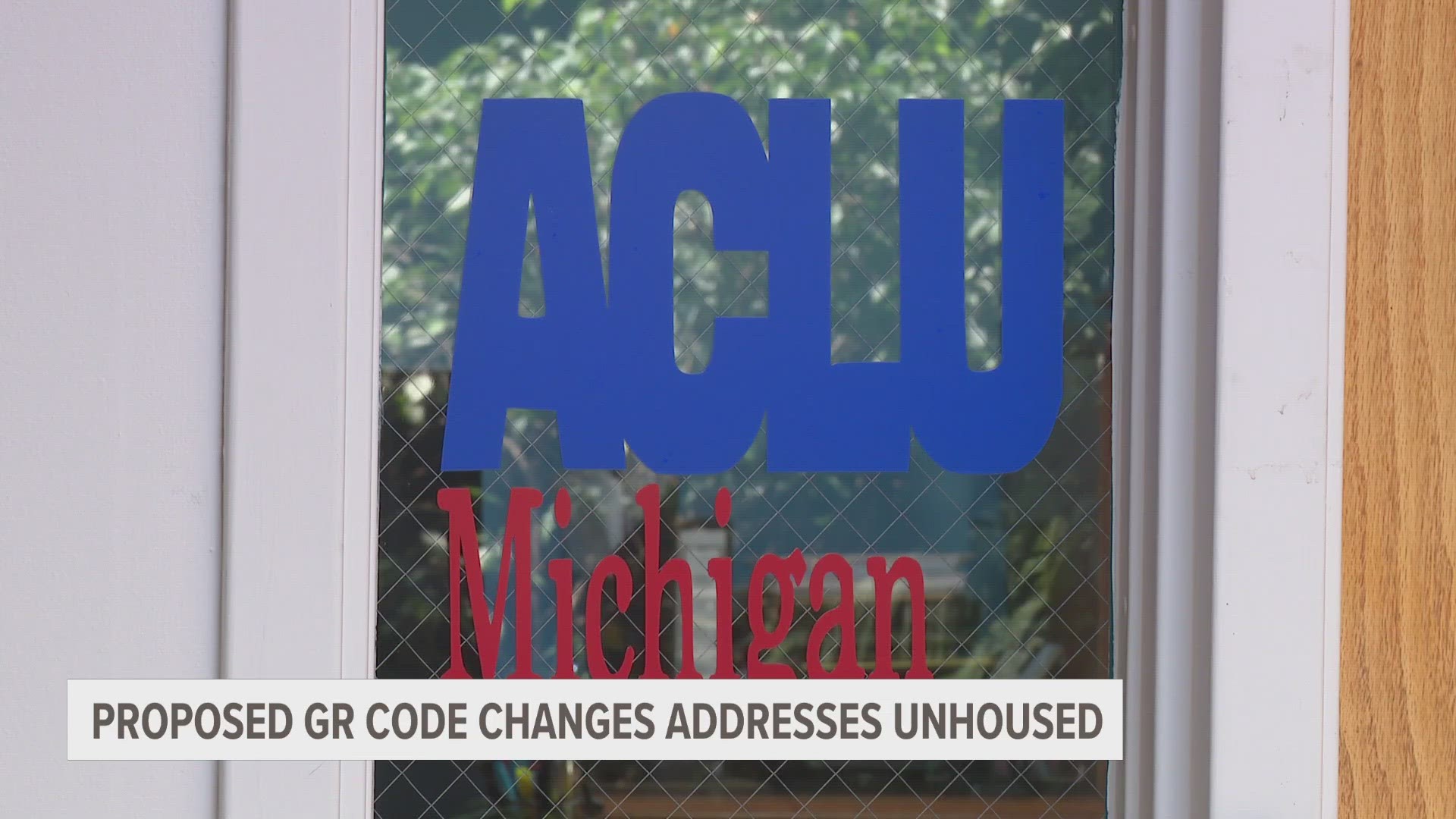 The ACLU of Michigan says the proposed ordinance changes are vague and criminalize homelessness. The city disagrees.