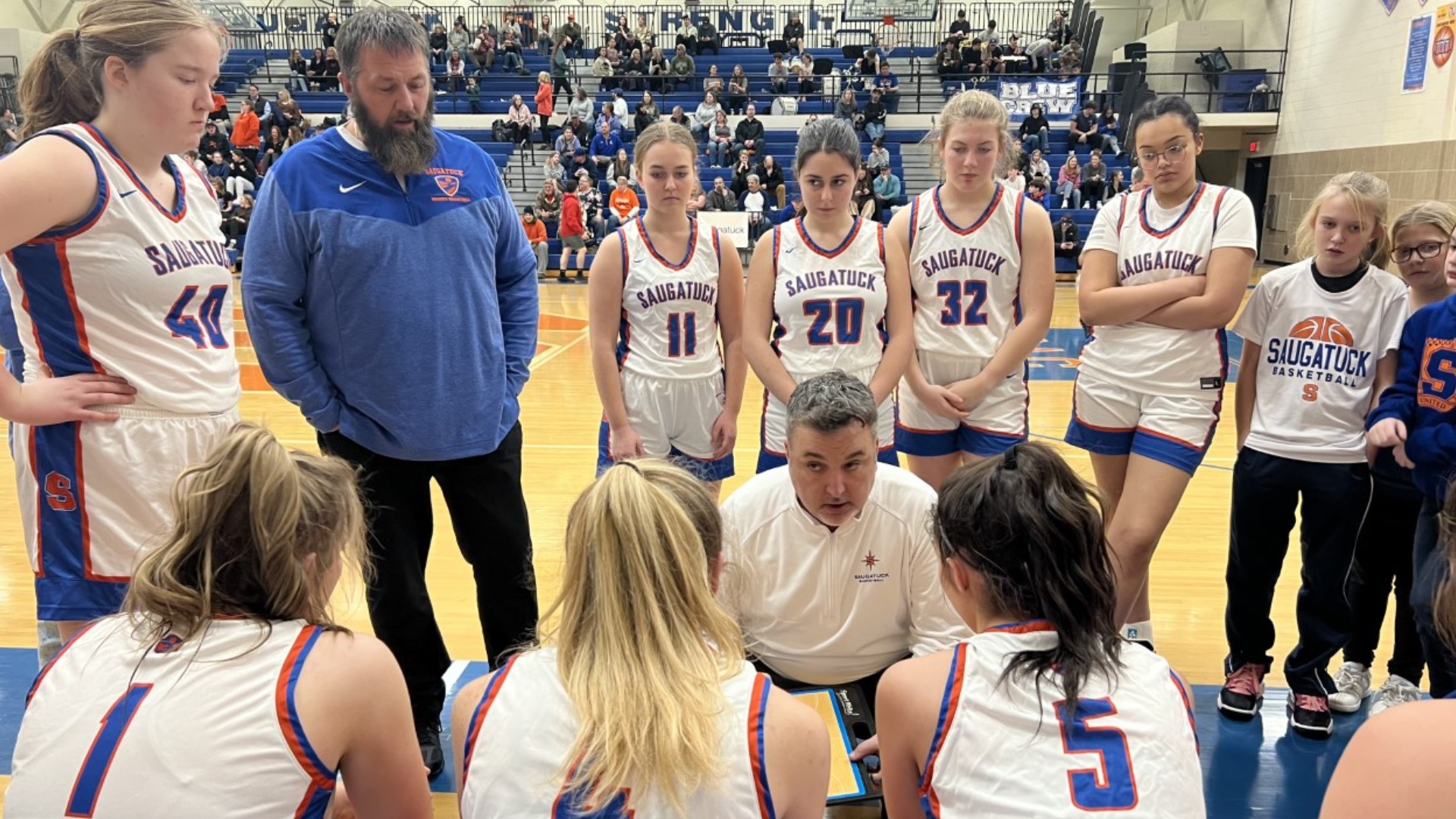 To celebrate the 50th anniversary of Title IX, the Saugatuck girls basketball team is carrying on the stories of Michigan women who were trailblazers in sports.