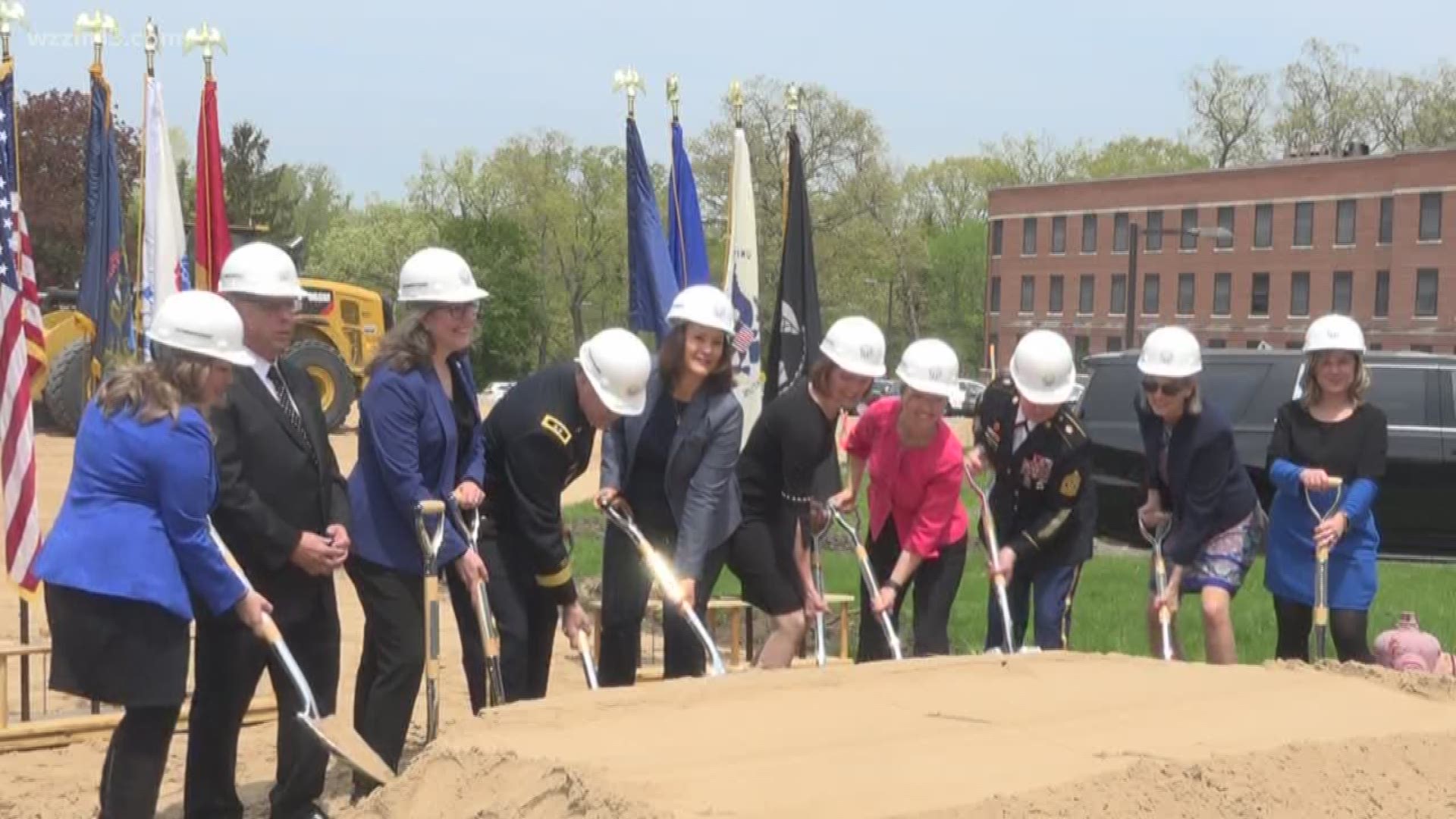 Groundbreaking ceremony held for Grand Rapids Home for Veterans