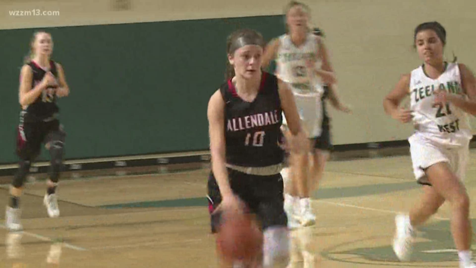 Allendale girls basketball is off to a perfect start