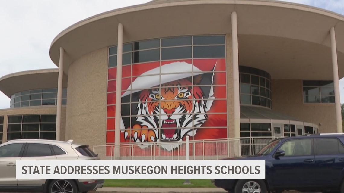 Gov. Whitmer explains state plan for ongoing issues at Muskegon Heights Schools