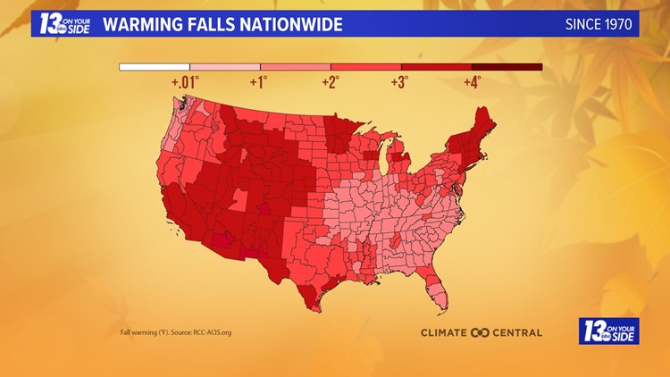 Fall warming trends expected to continue despite cool Labor Day | WGHN