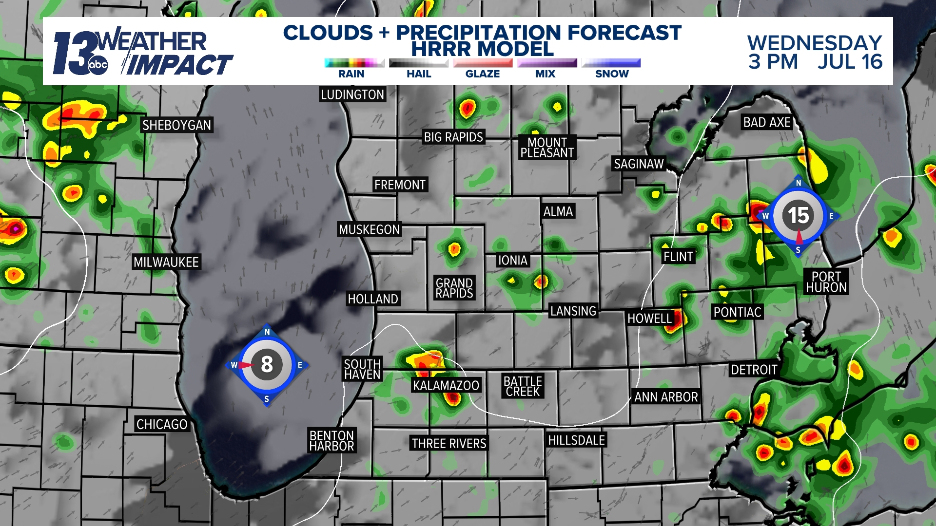 West Michigan braces for strong to severe evening thunderstorms ...