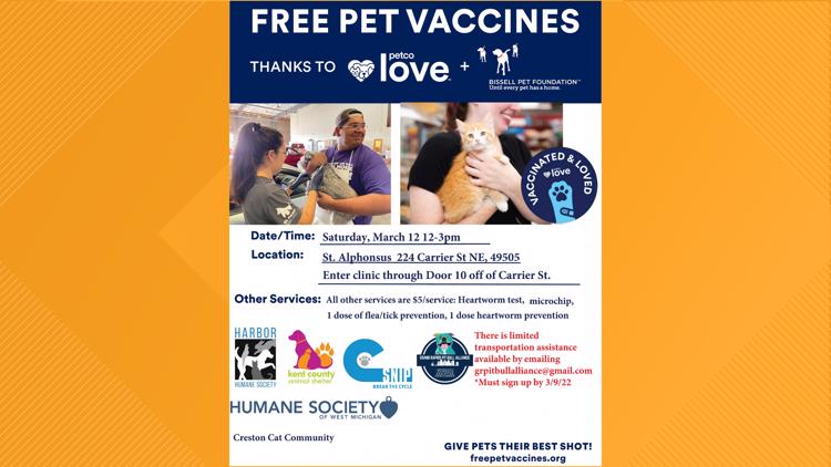 Free Pet Vaccines Available In GR Saturday Wzzm13 Com   Eccac352 Fb95 42f5 948a 061ab0dd8ed7 750x422 