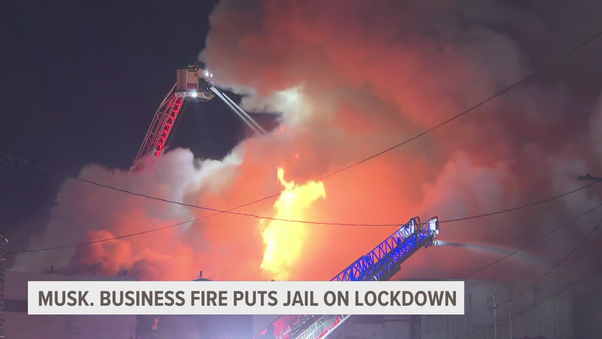 Muskegon County Dispatch said the fire was called in at 7:18 p.m. and no injuries are currently reported.