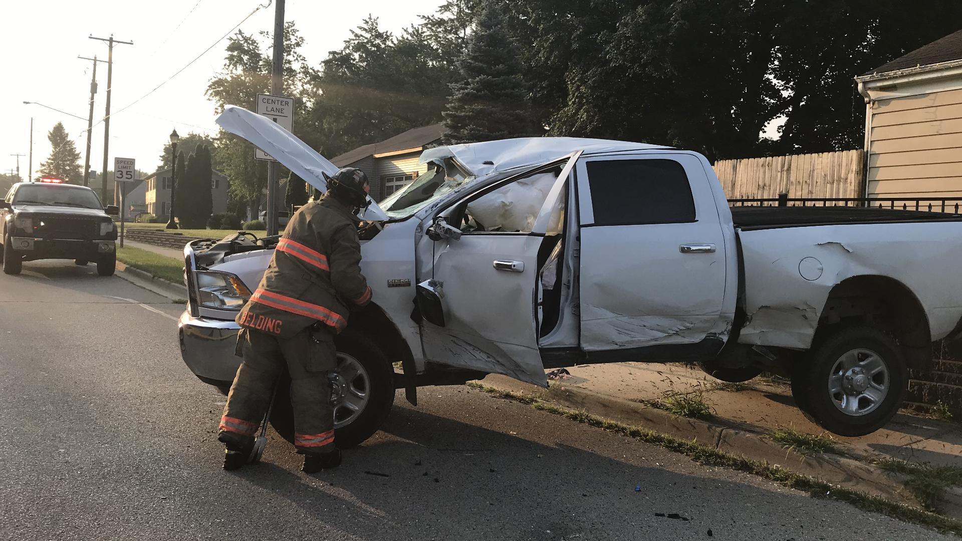 Belding rollover crash leaves 1 injured | wzzm13.com