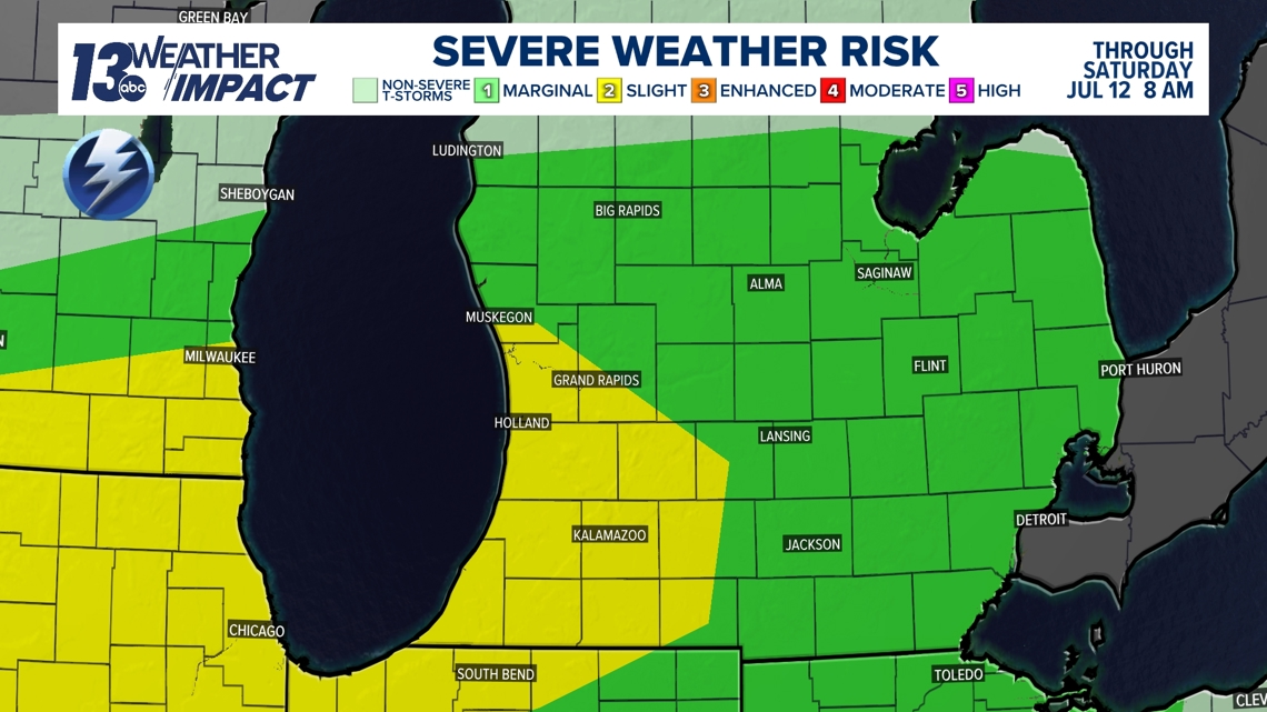 Severe weather is possible Friday and Saturday | wzzm13.com