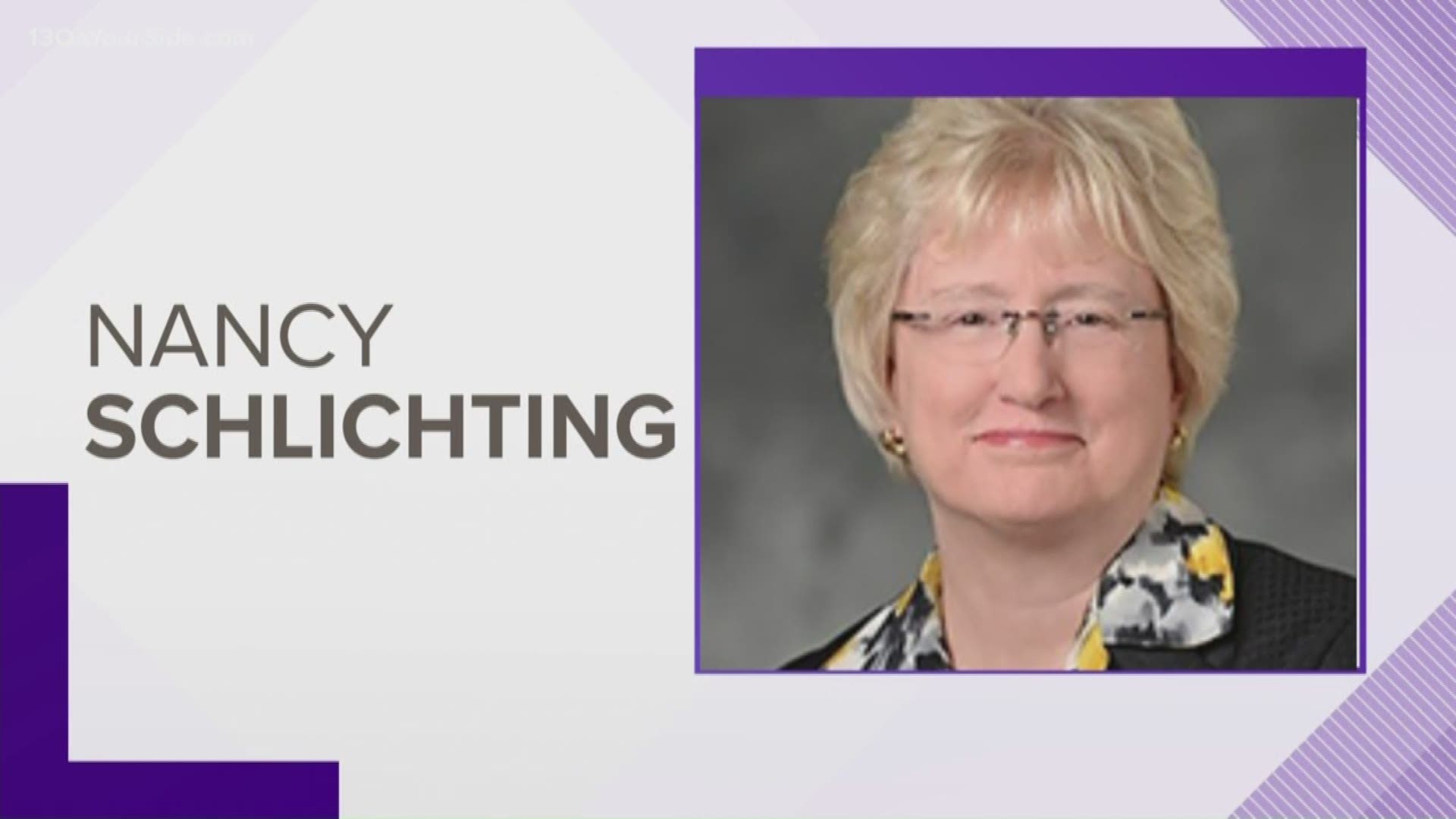 Nancy Schlichting is resigned because of the school's failure to move forward on an independent investigation in the Larry Nassar case.