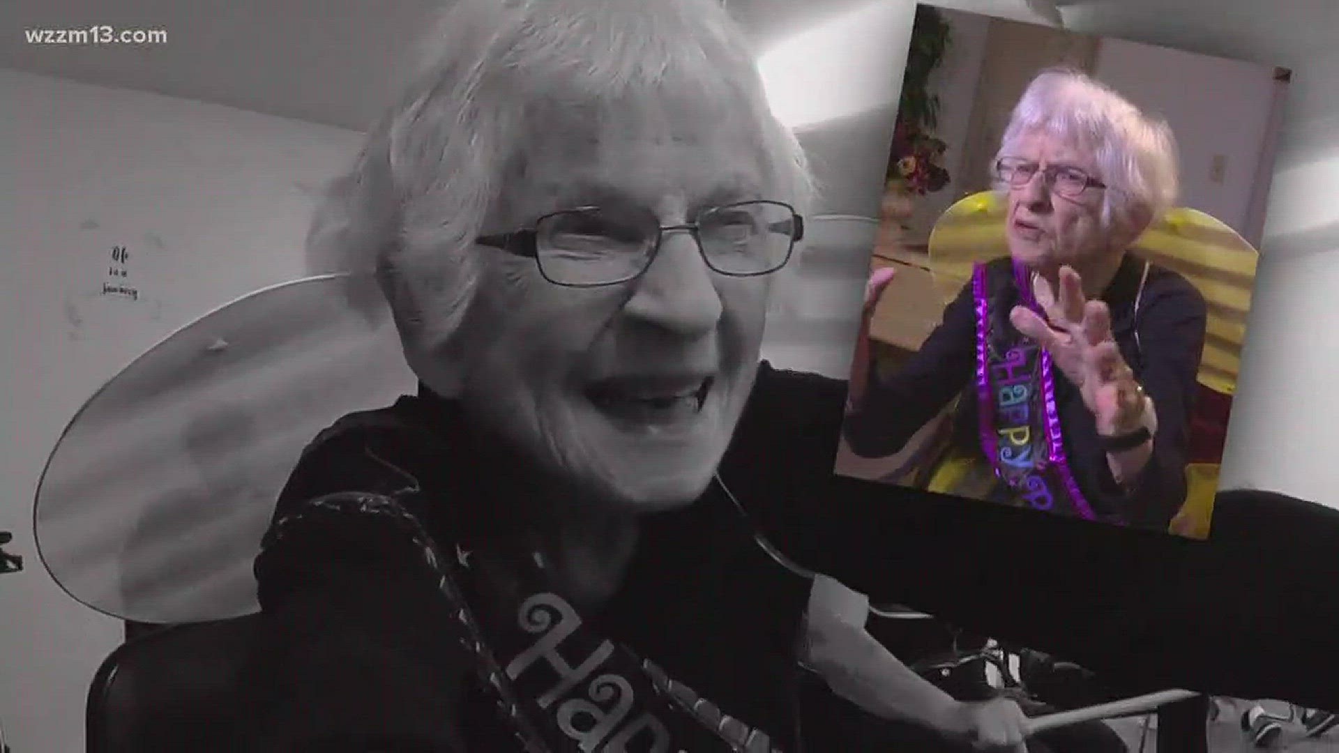 Gladys ran her first 5K when she was turning 100. Today, she celebrated her 104th birthday.