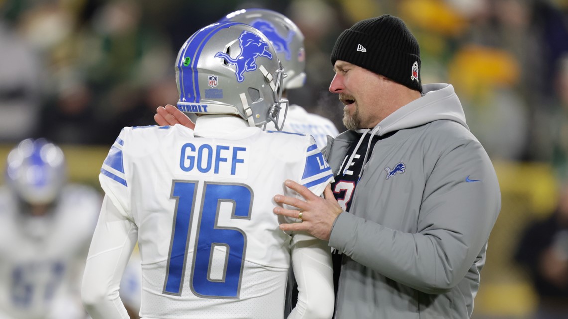 Detroit Lions Head Coach Dan Campbell Visits Grand Rapids, Mich.