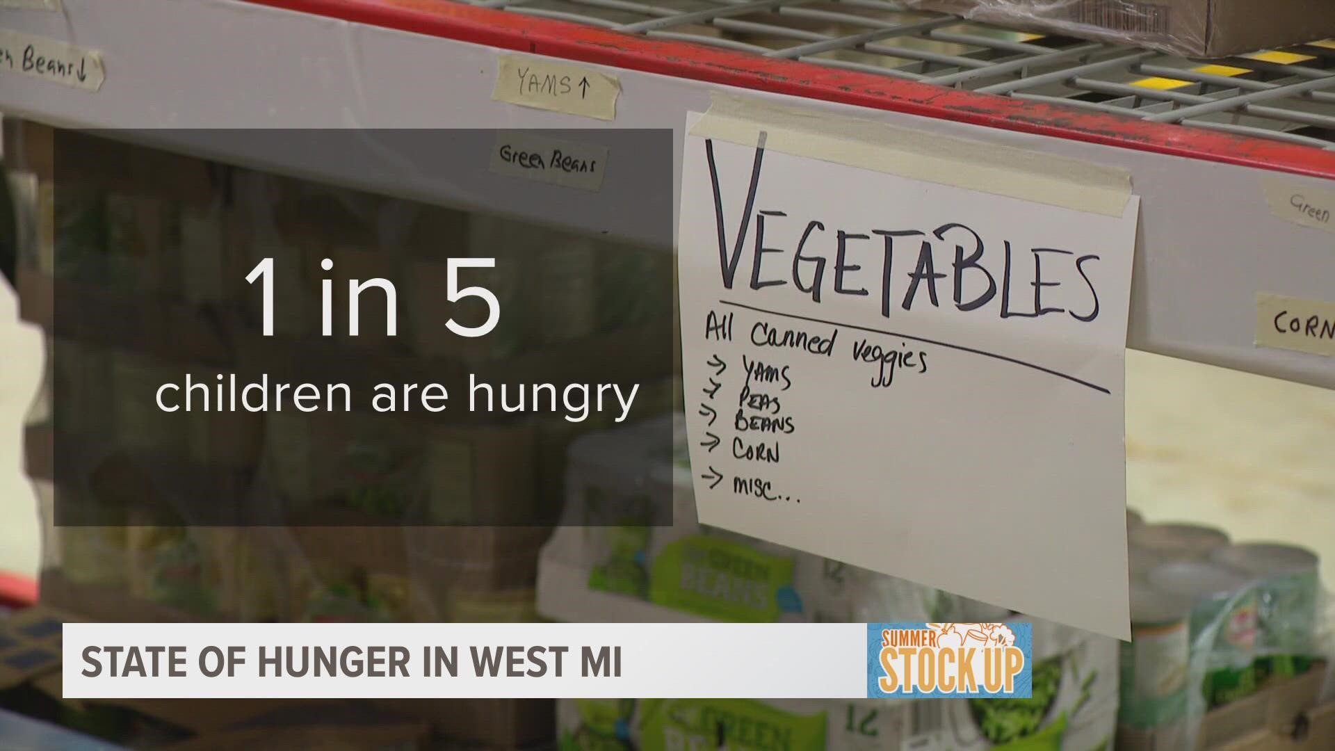 Families tend to go hungrier during the summer, and the Summer StockUp is doing all they can to help.