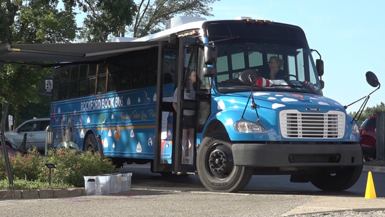 'BEST INVENTION EVER' | Rockford Book Bus to make final stop of the summer
