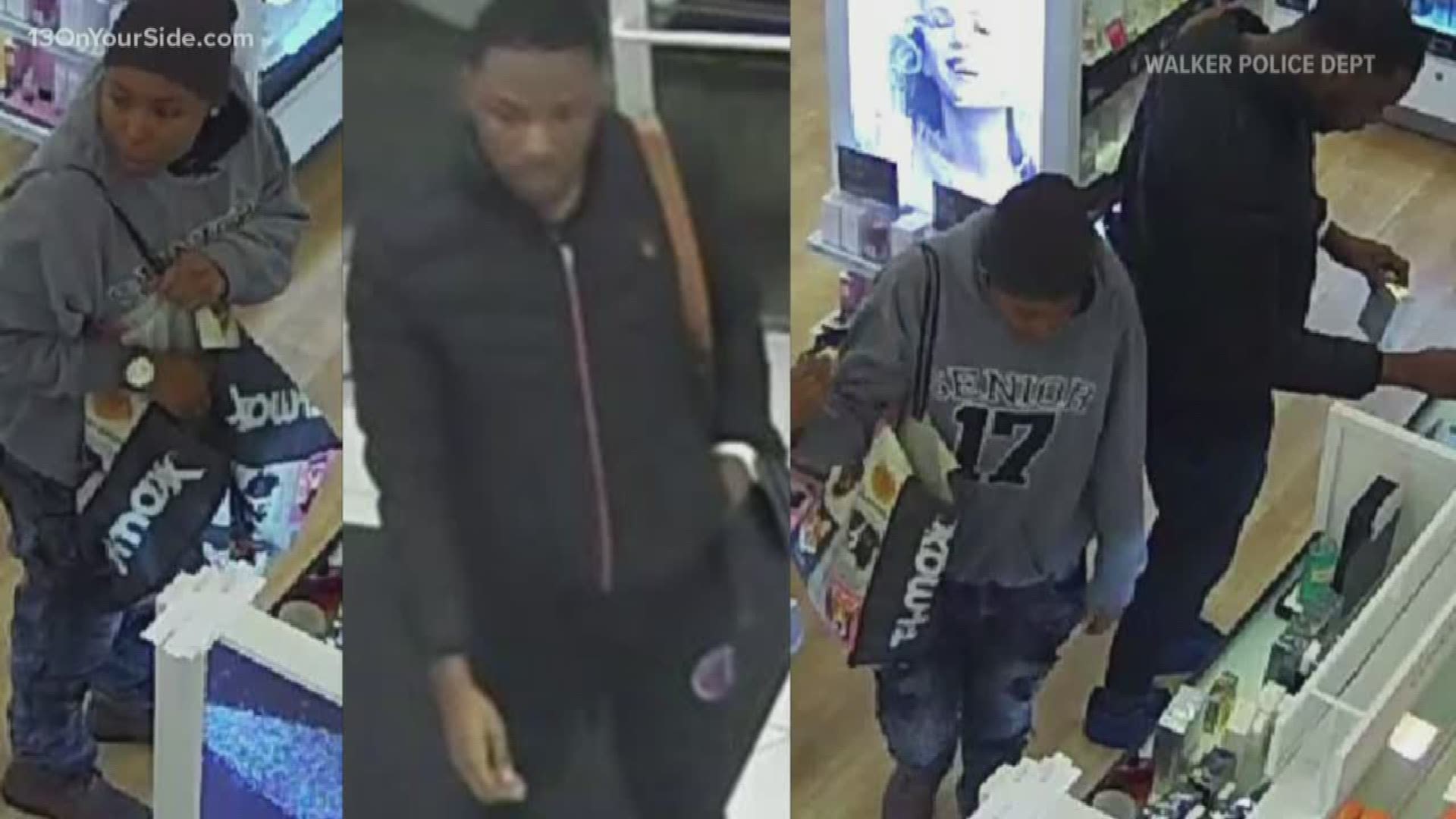 The suspects stole from several Ulta Beauty stores throughout Kent and Ottawa counties.