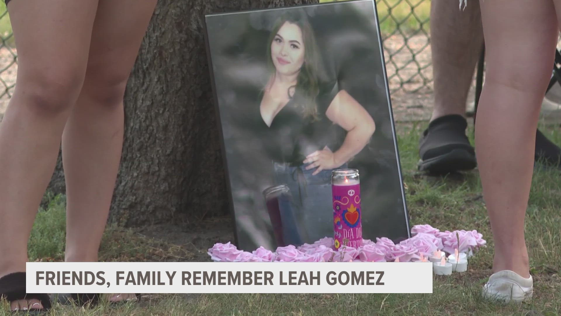 There were around 100 people there to celebrate Gomez's life.