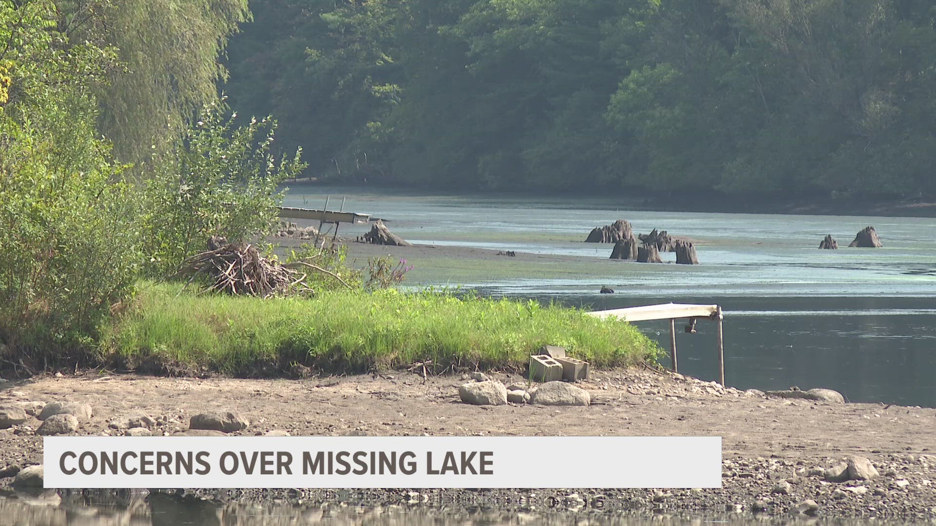 Residents in Newaygo County are sharing their concerns after a lake was nearly drained overnight.