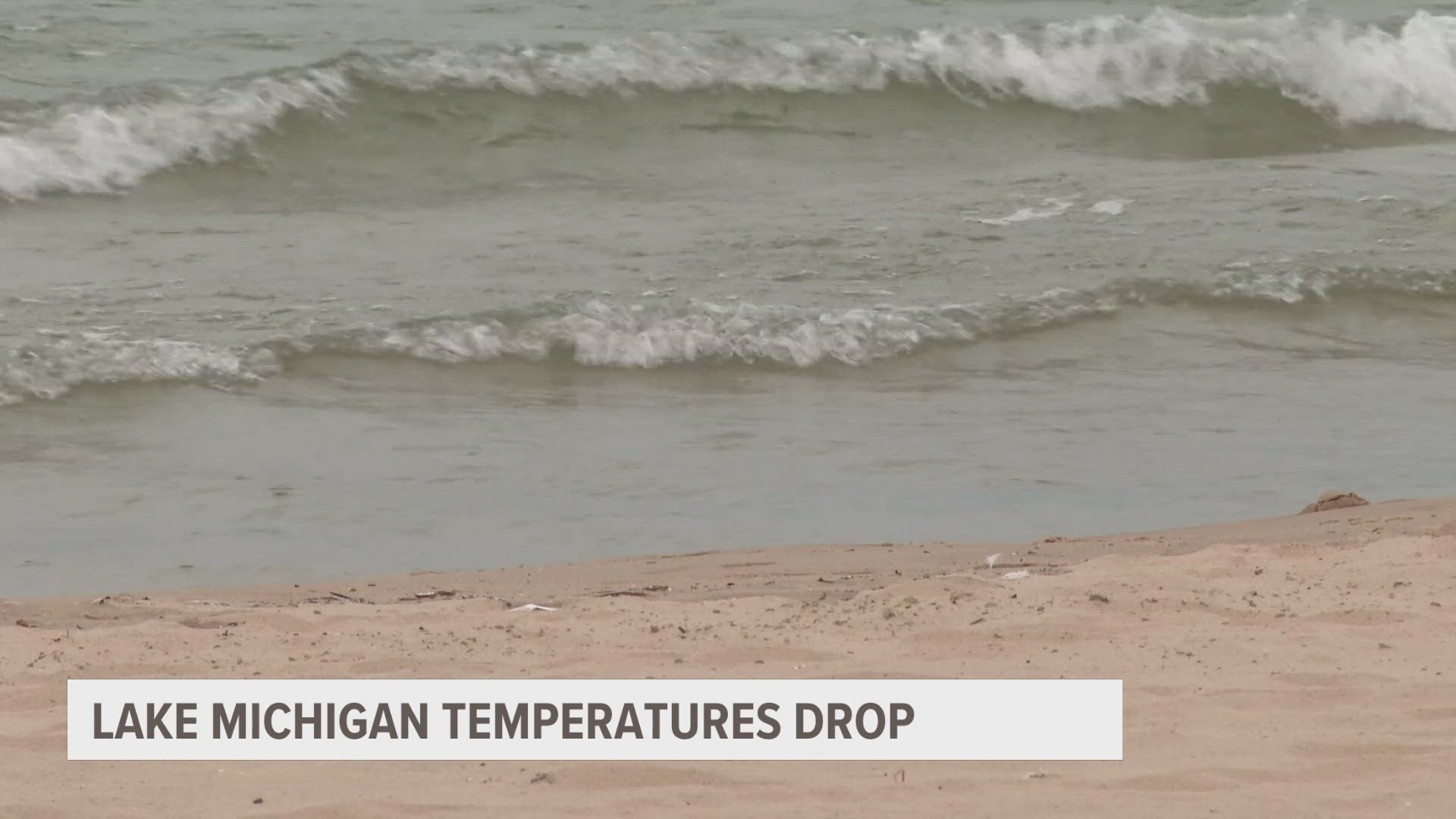 The U.S. National Weather Service saw nearly 20-degree water temperature drops offshore from Port Sheldon and South Haven earlier this week.