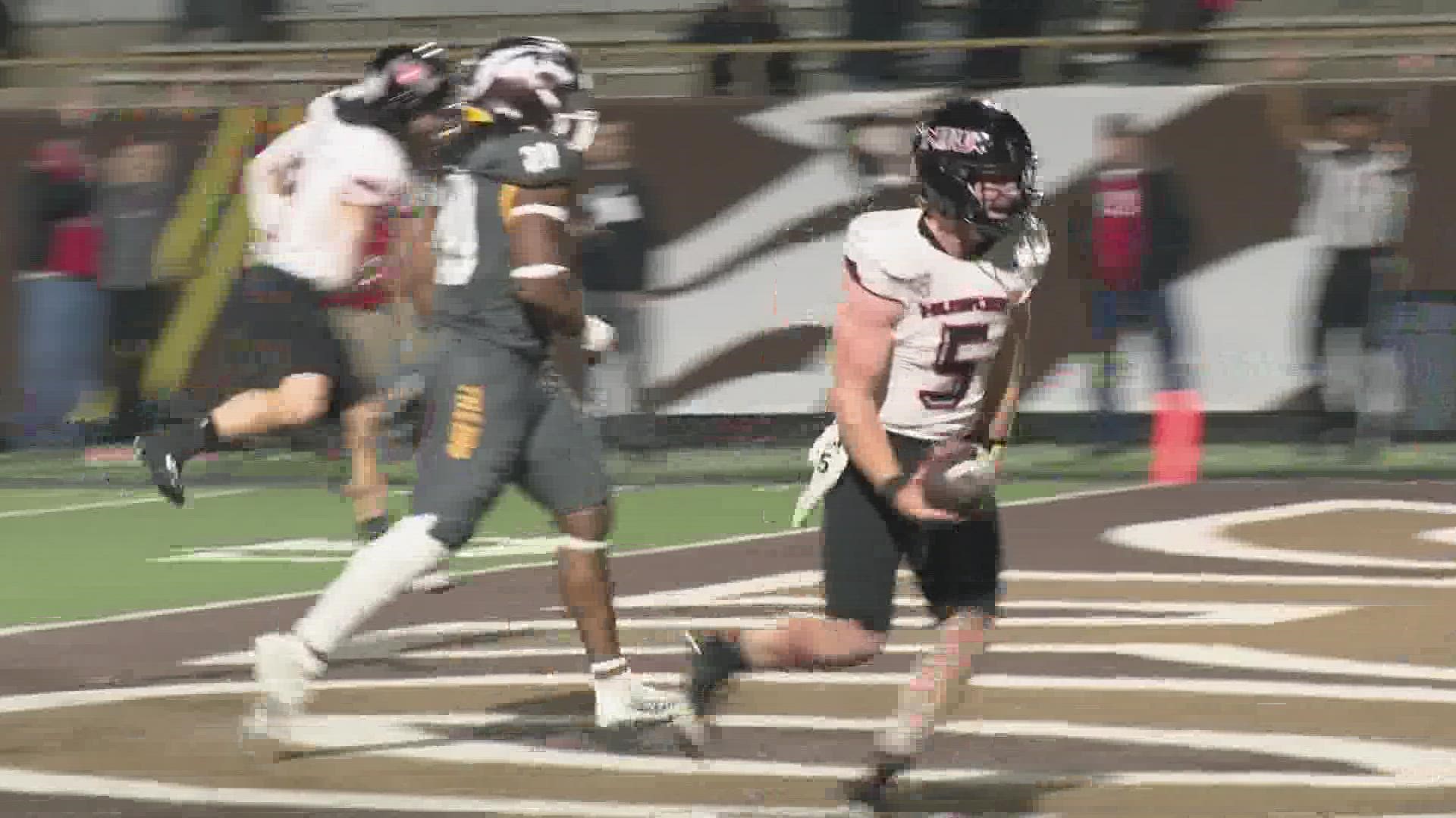 Broncos hosting Northern Illinois in the first home midweek "Maction" game of the season. The Broncos lost in the final quarter to the Huskies, 24-21.