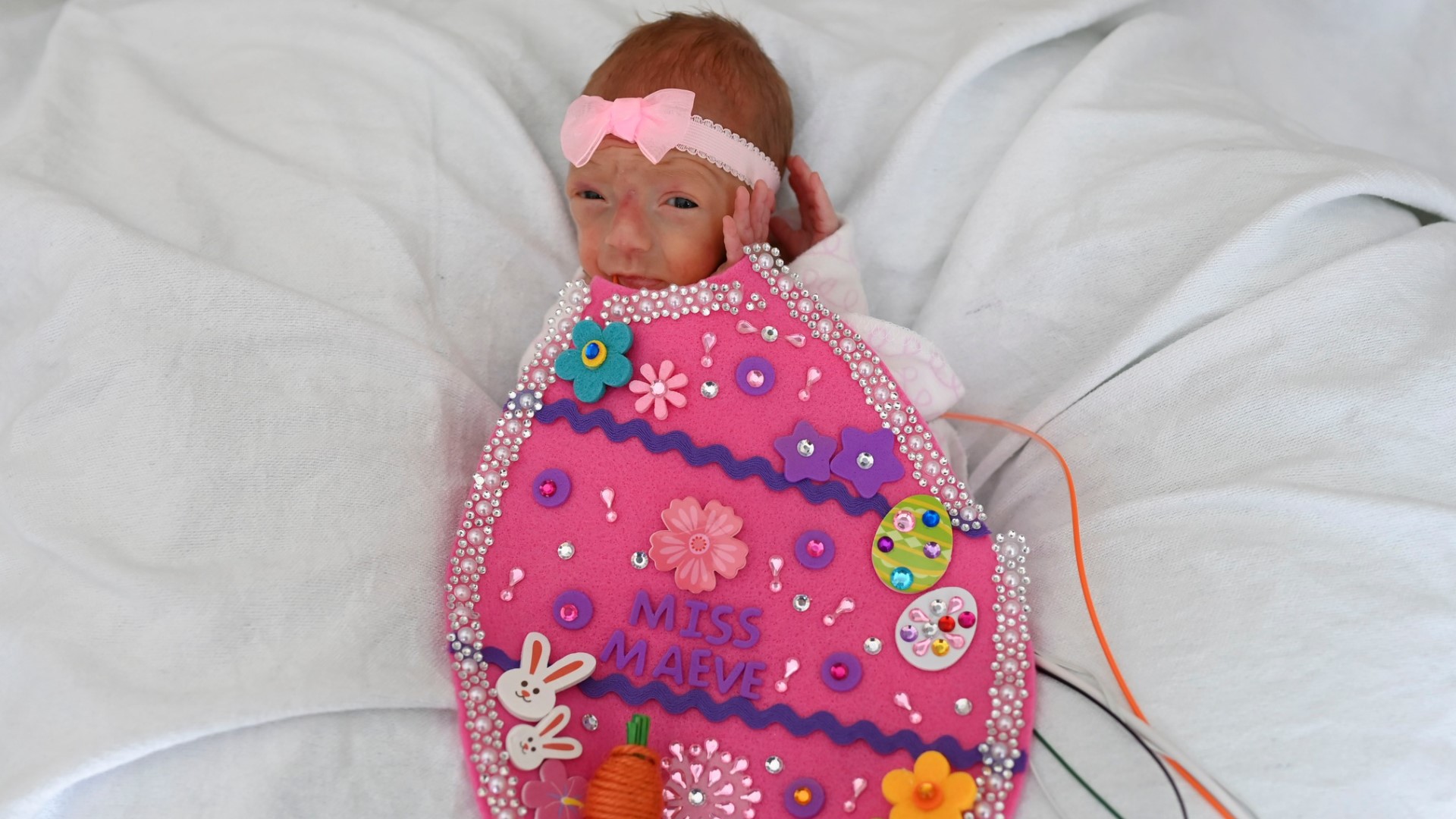 Helen DeVos Children's Hospital celebrates Easter in the NICU | wzzm13.com