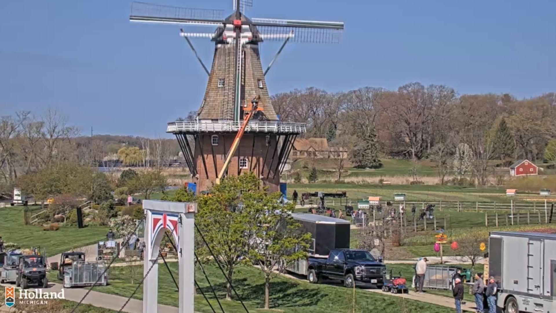 Filming for the Nicole Kidman-led thriller, "Holland, Michigan," has begun on Holland's famous Windmill Island on Monday.