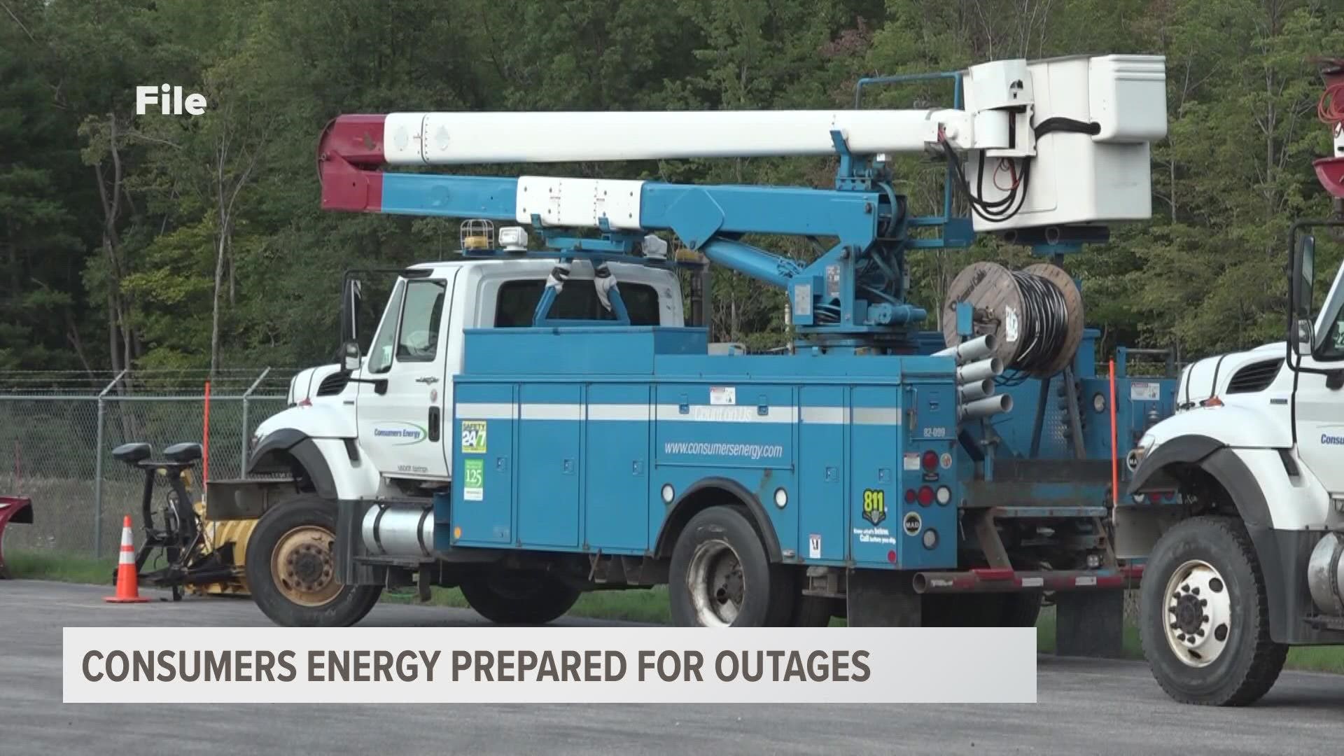 West Michiganders are encouraged to prepare for Monday's storms ahead of time and stay weather aware.