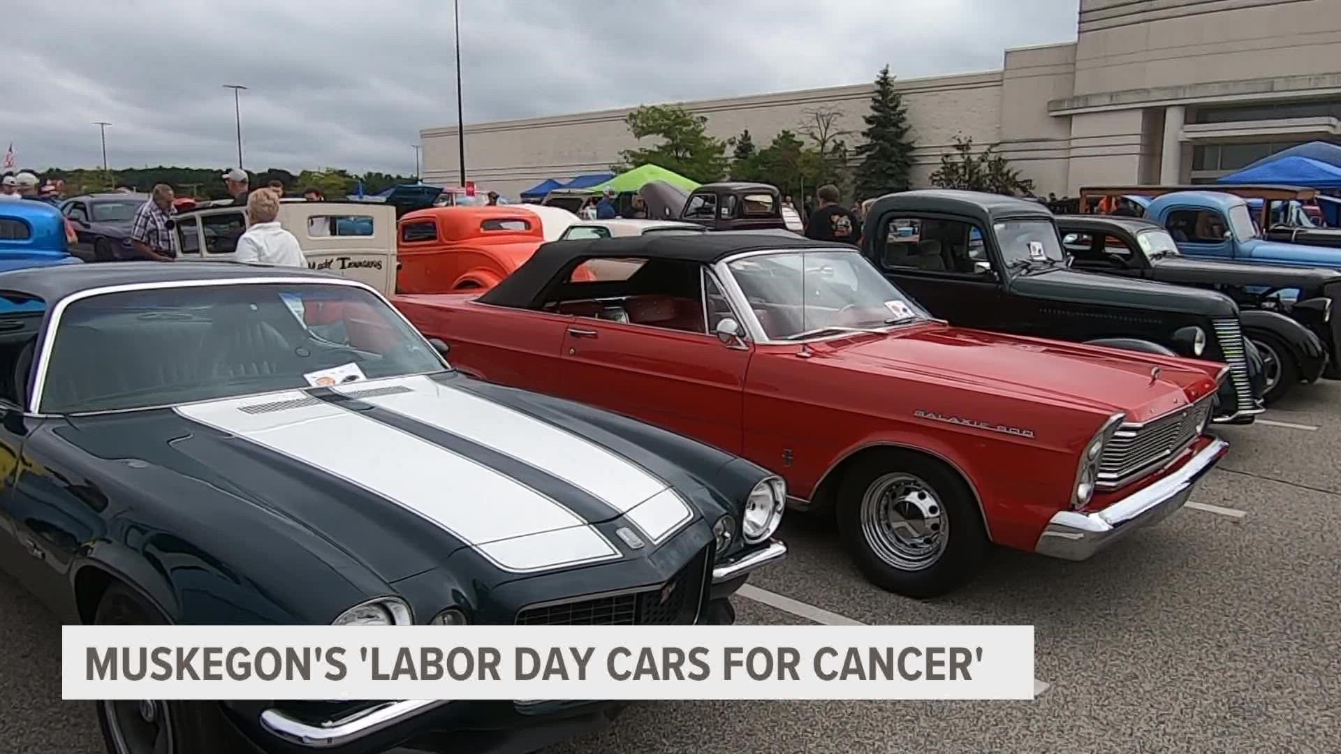 The 18th annual 'Muskegon's Labor Day Cars for Cancer' drew thousands to Fruitport Monday.