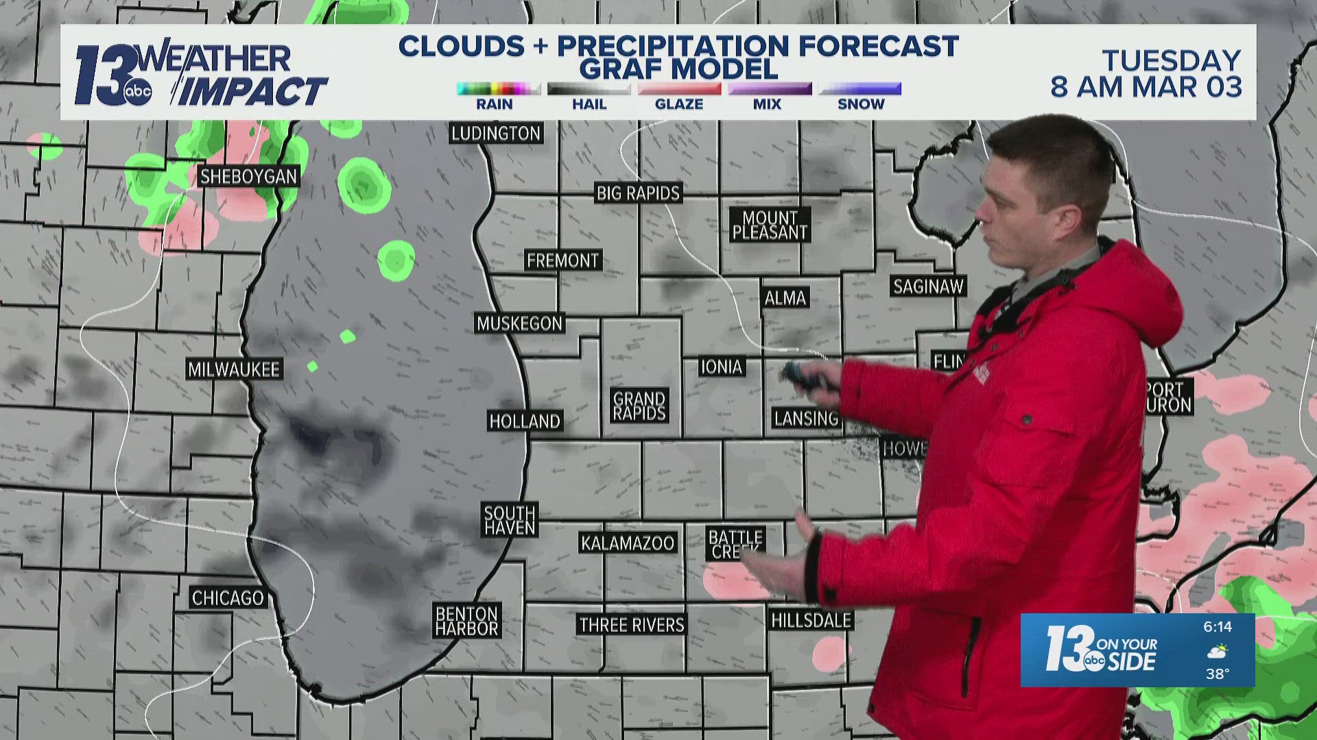 13 ON YOUR SIDE Forecast: Spring-Like Warmth This Week | wzzm13.com