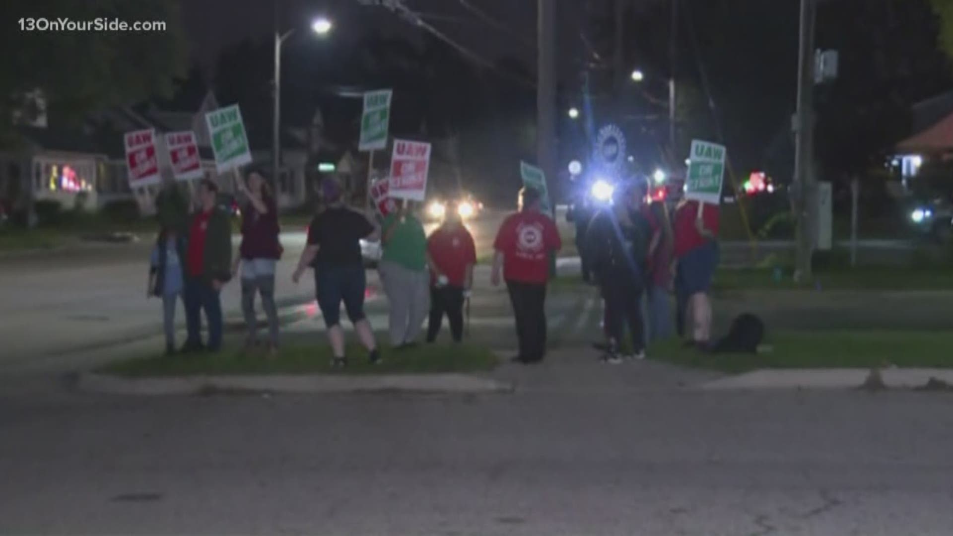 More than 49,000 members of the United Auto Workers walked off General Motors factory floors or set up picket lines early Monday as contract talks with the company deteriorated into a strike. 13 ON YOUR SIDE's Angela Cunningham was live in Wyoming at a plant where more than 800 workers are impacted.